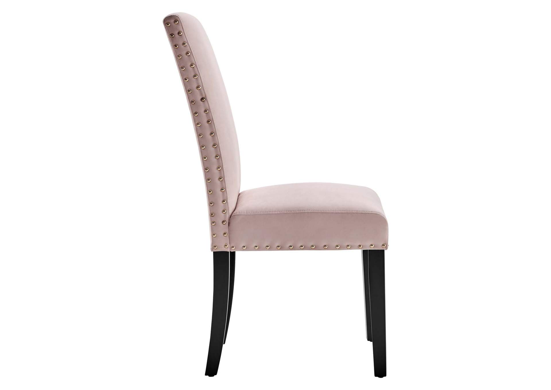 Pink Parcel Performance Velvet Dining Side Chairs - [Set of 2],Modway