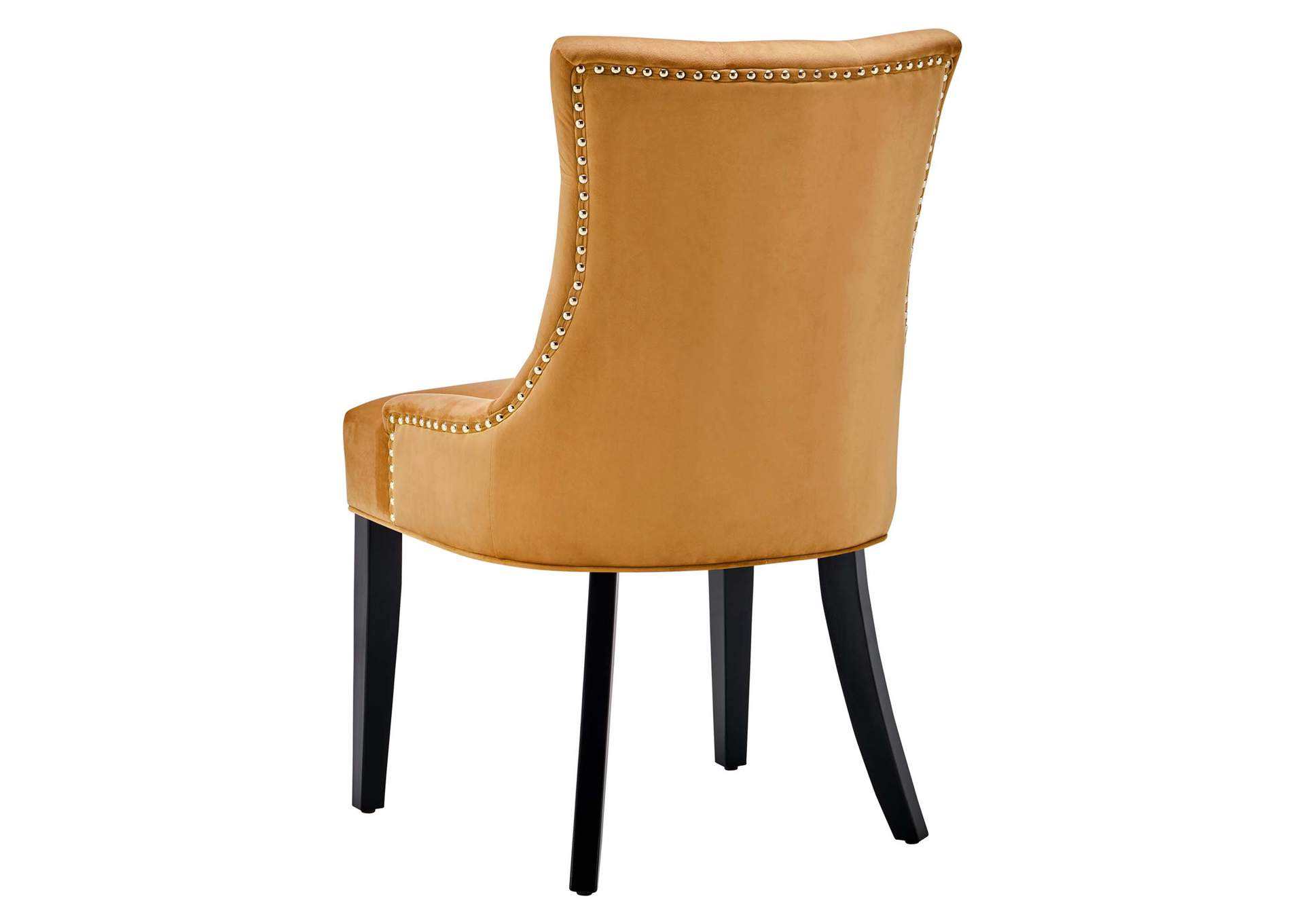 Cognac Regent Tufted Performance Velvet Dining Side Chairs - [Set of 2],Modway