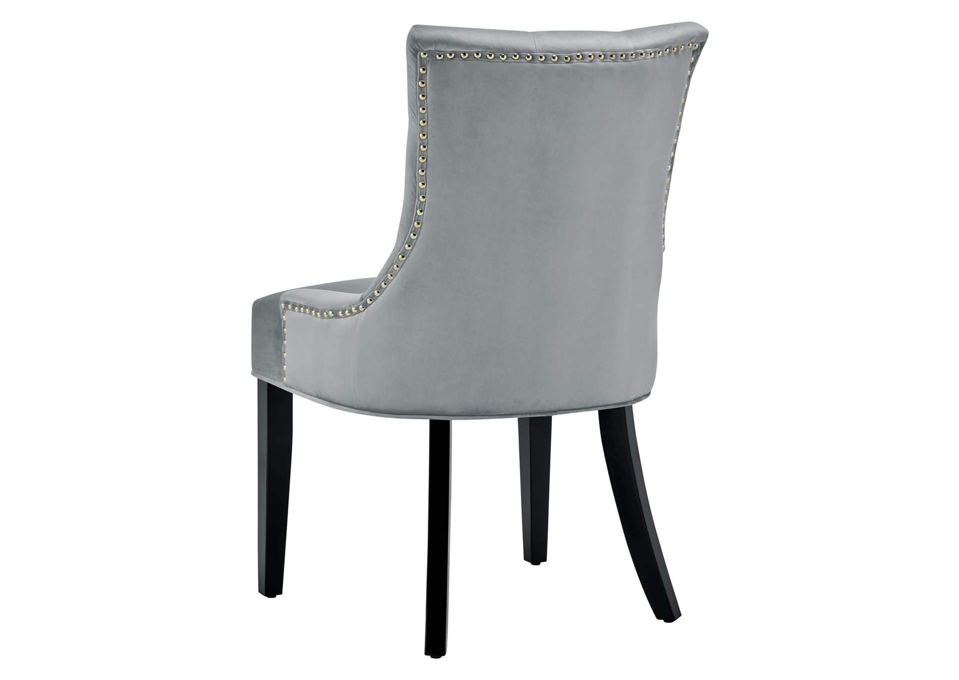 Light Gray Regent Tufted Performance Velvet Dining Side Chairs - [Set of 2],Modway