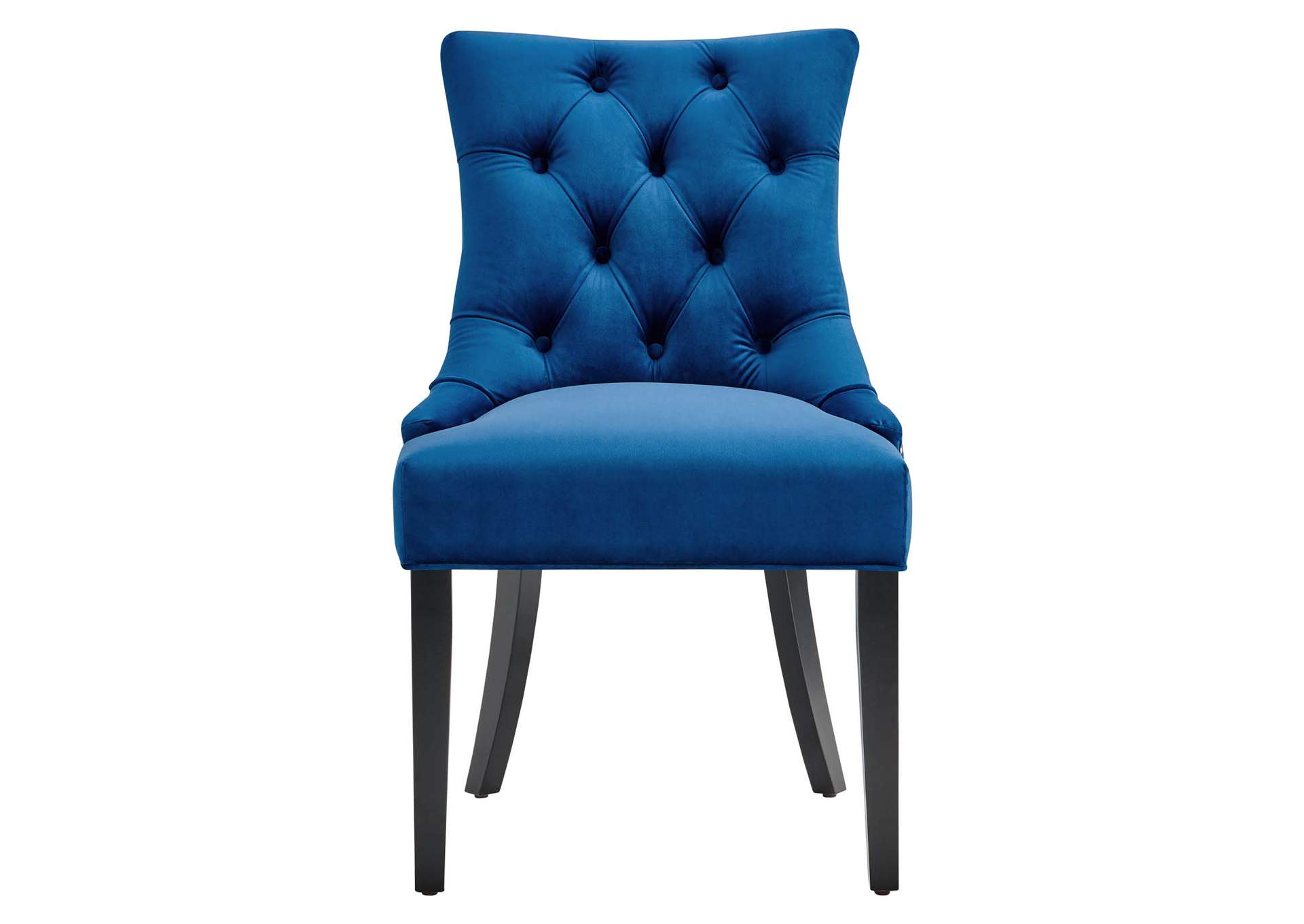 Navy Regent Tufted Performance Velvet Dining Side Chairs - [Set of 2],Modway