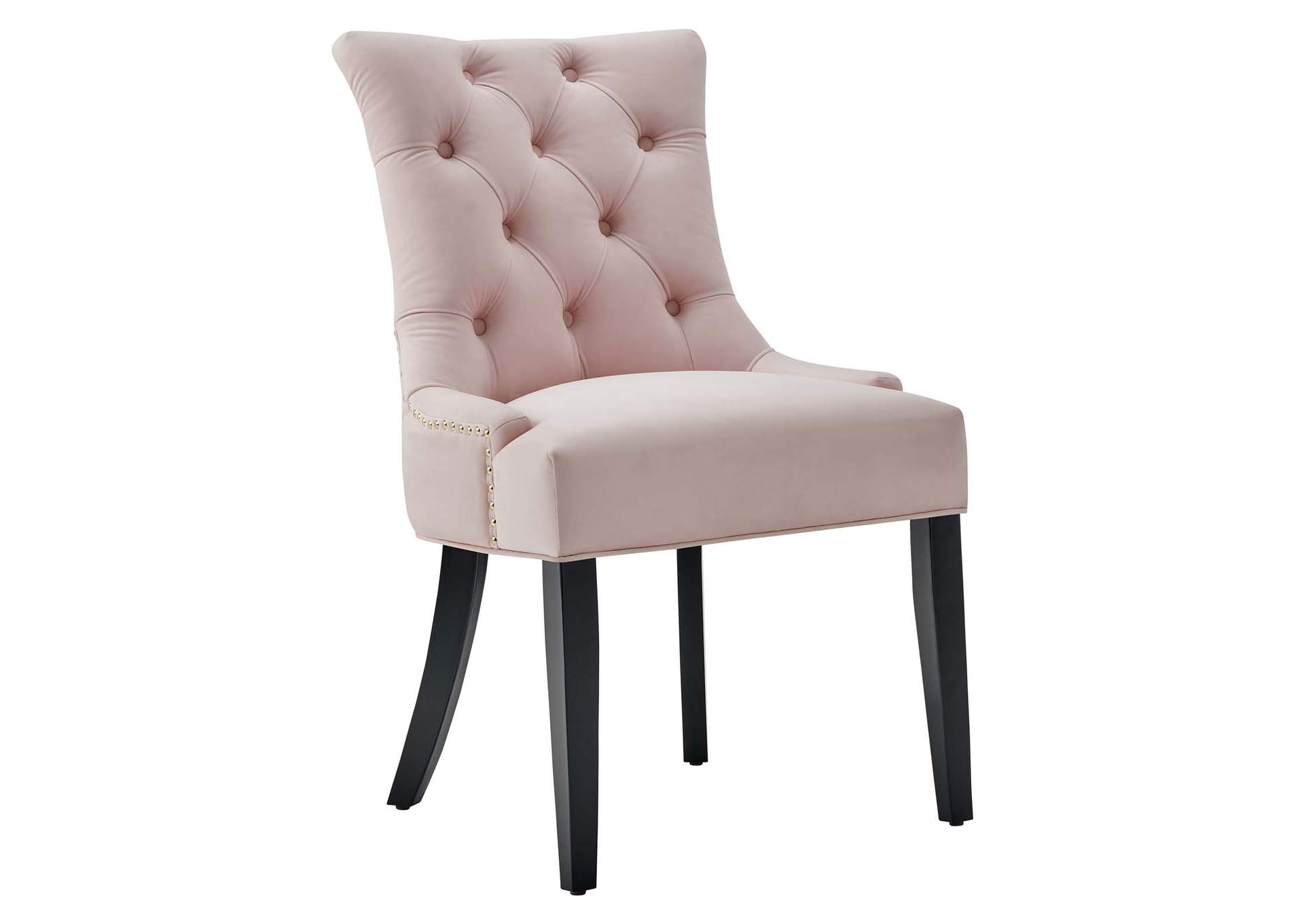 Pink Regent Tufted Performance Velvet Dining Side Chairs - [Set of 2],Modway