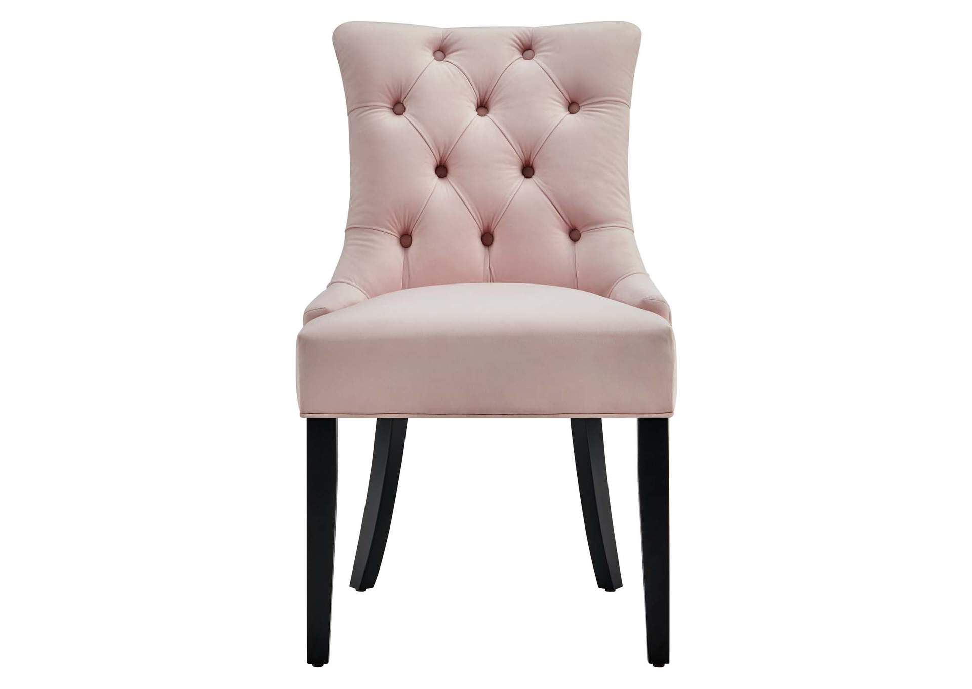Pink Regent Tufted Performance Velvet Dining Side Chairs - [Set of 2],Modway