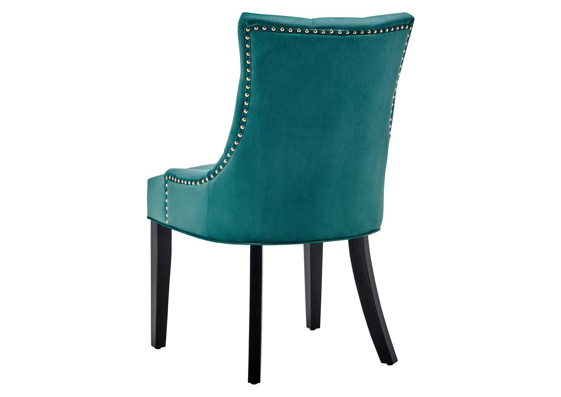 Teal Regent Tufted Performance Velvet Dining Side Chairs - [Set of 2],Modway