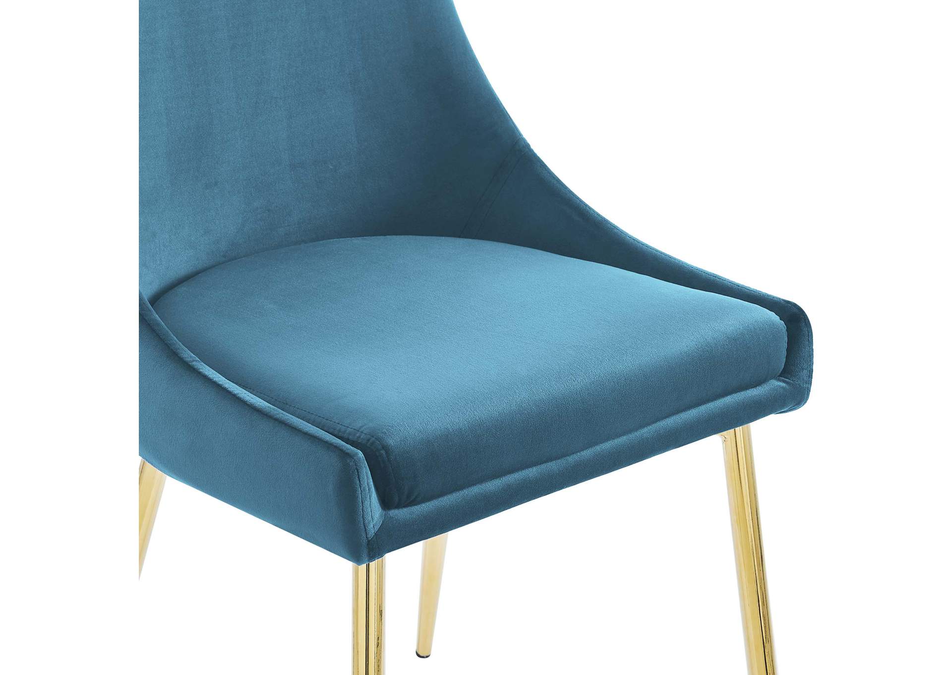 Viscount Performance Velvet Dining Chairs - Set of 2,Modway