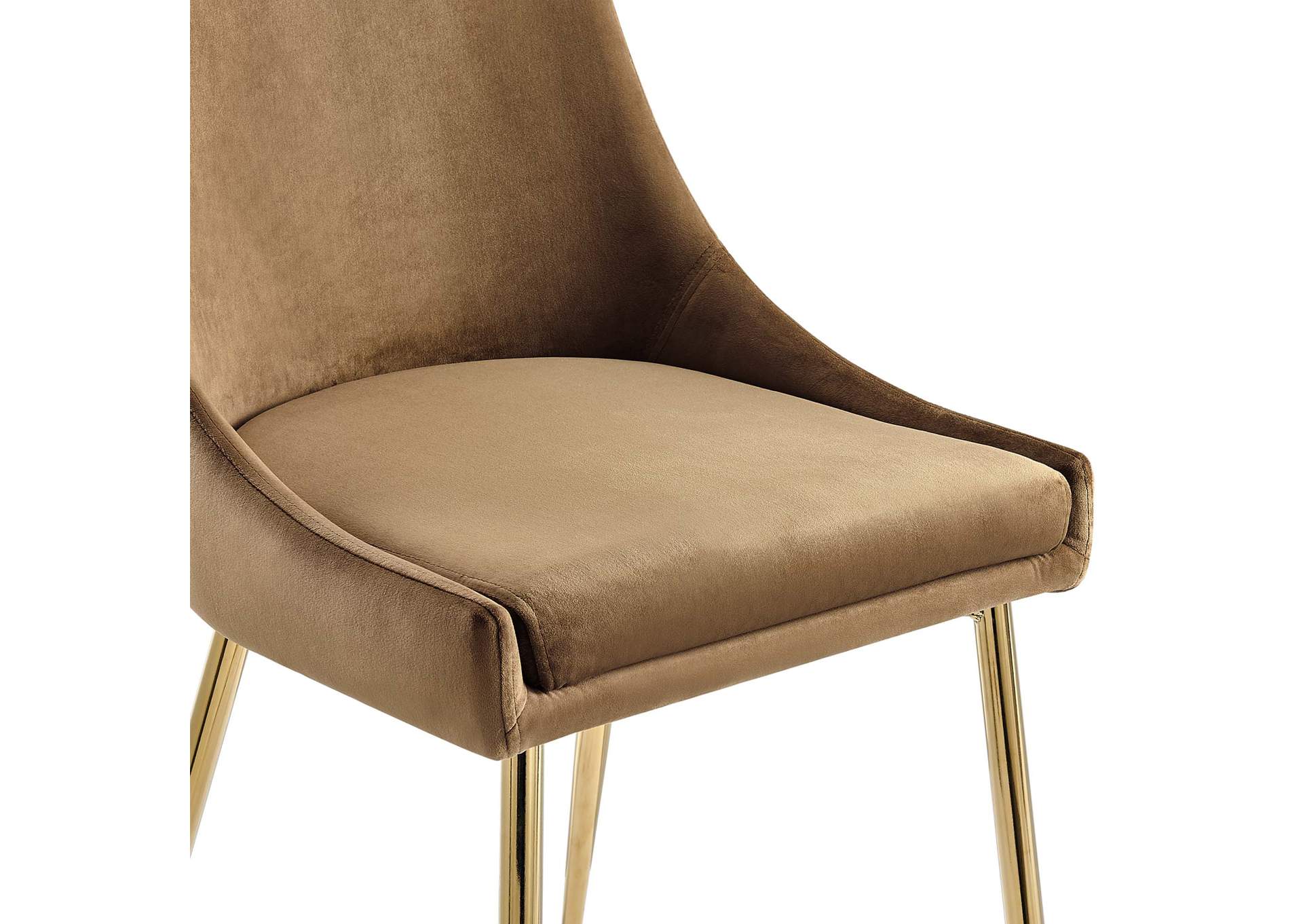 Viscount Performance Velvet Dining Chairs - Set of 2,Modway