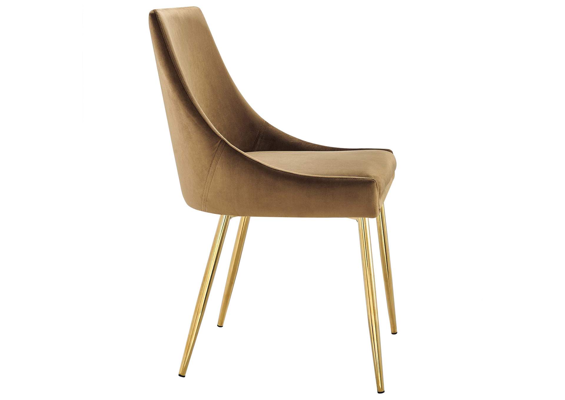 Viscount Performance Velvet Dining Chairs - Set of 2,Modway