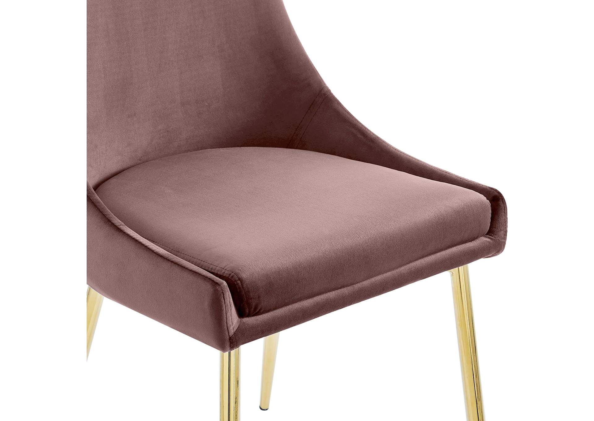 Viscount Performance Velvet Dining Chairs - Set of 2,Modway