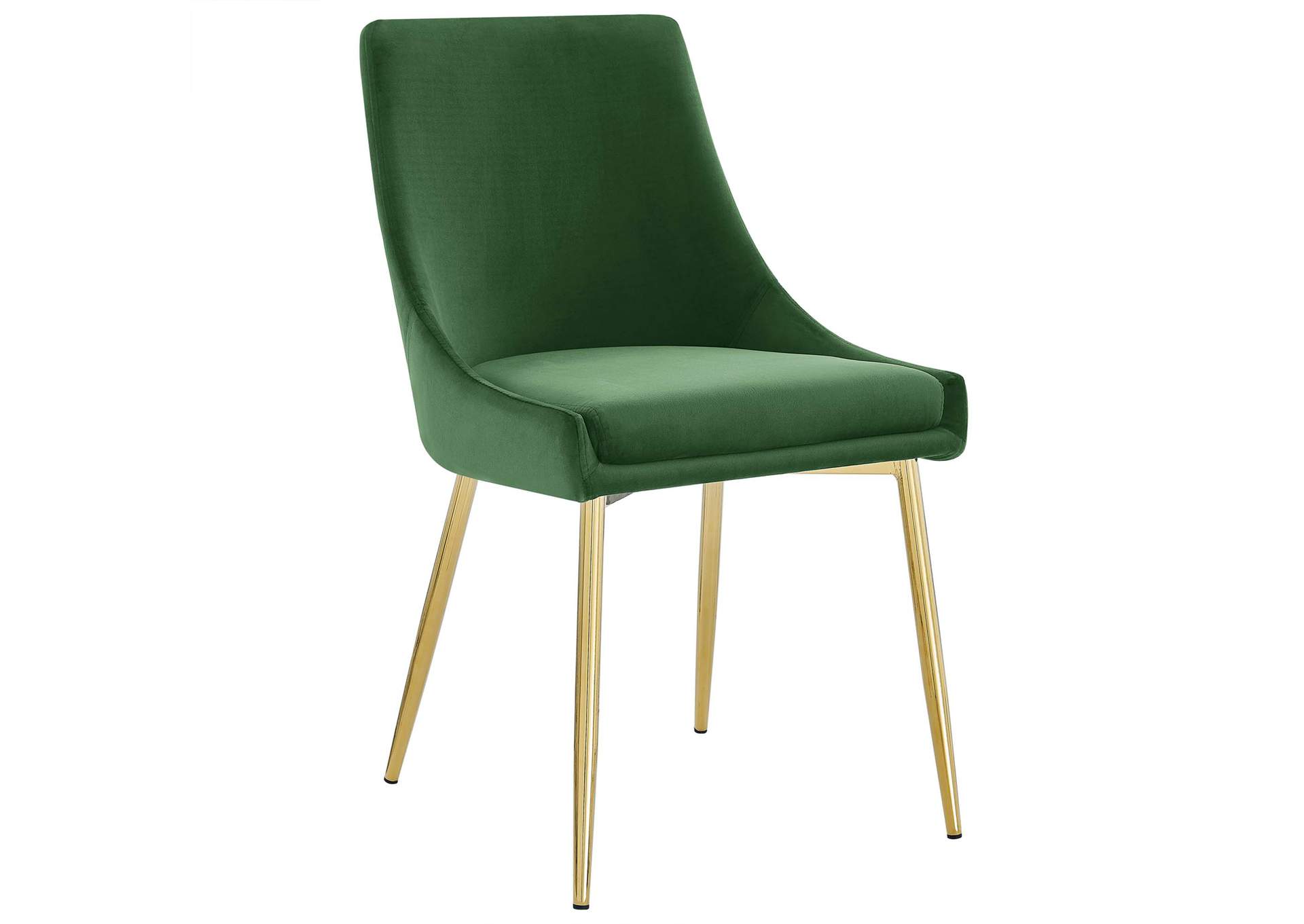 Viscount Performance Velvet Dining Chairs - Set of 2,Modway