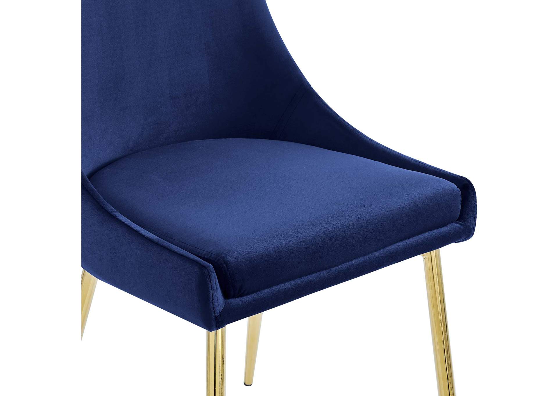 Viscount Performance Velvet Dining Chairs - Set of 2,Modway