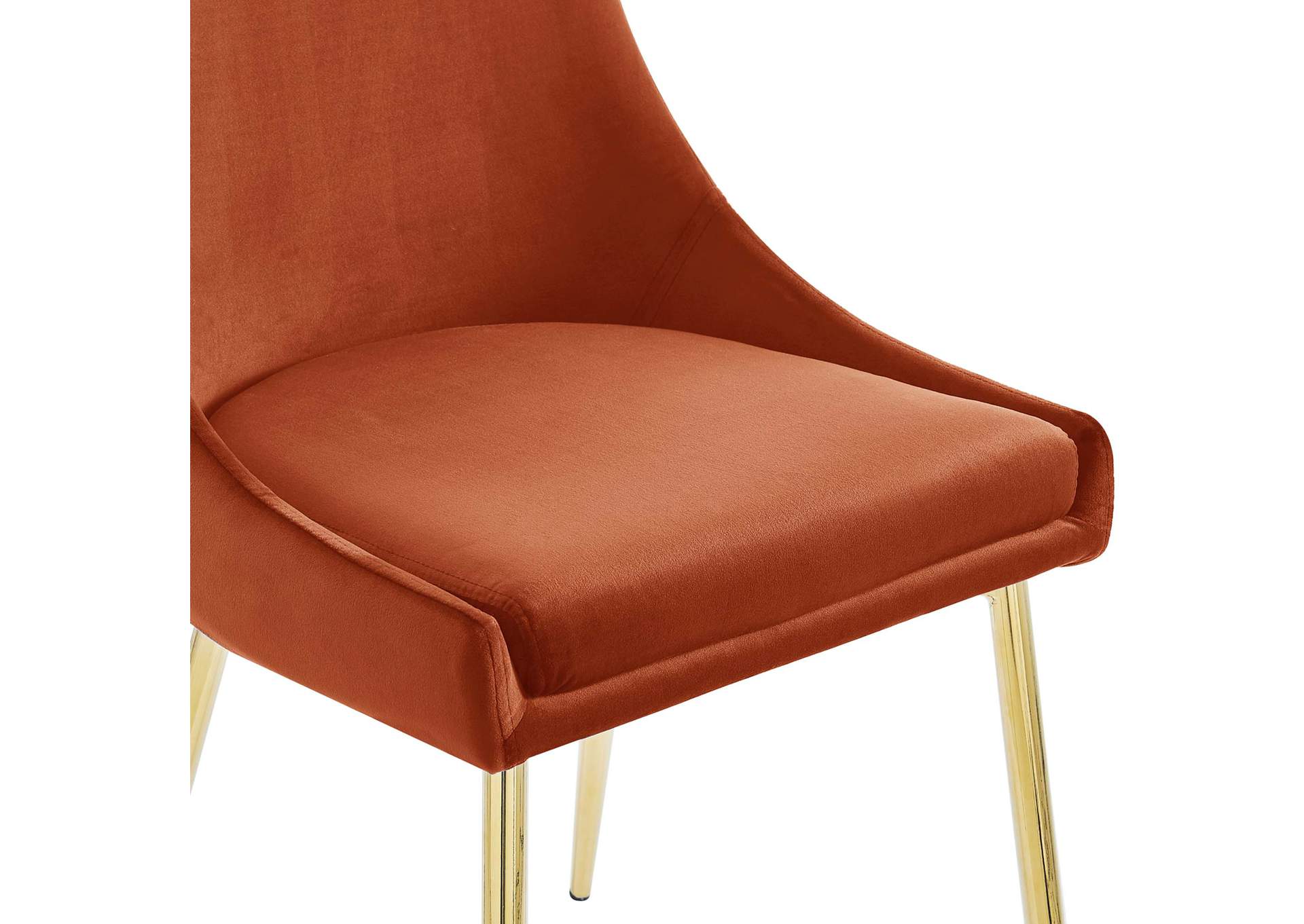 Viscount Performance Velvet Dining Chairs - Set of 2,Modway
