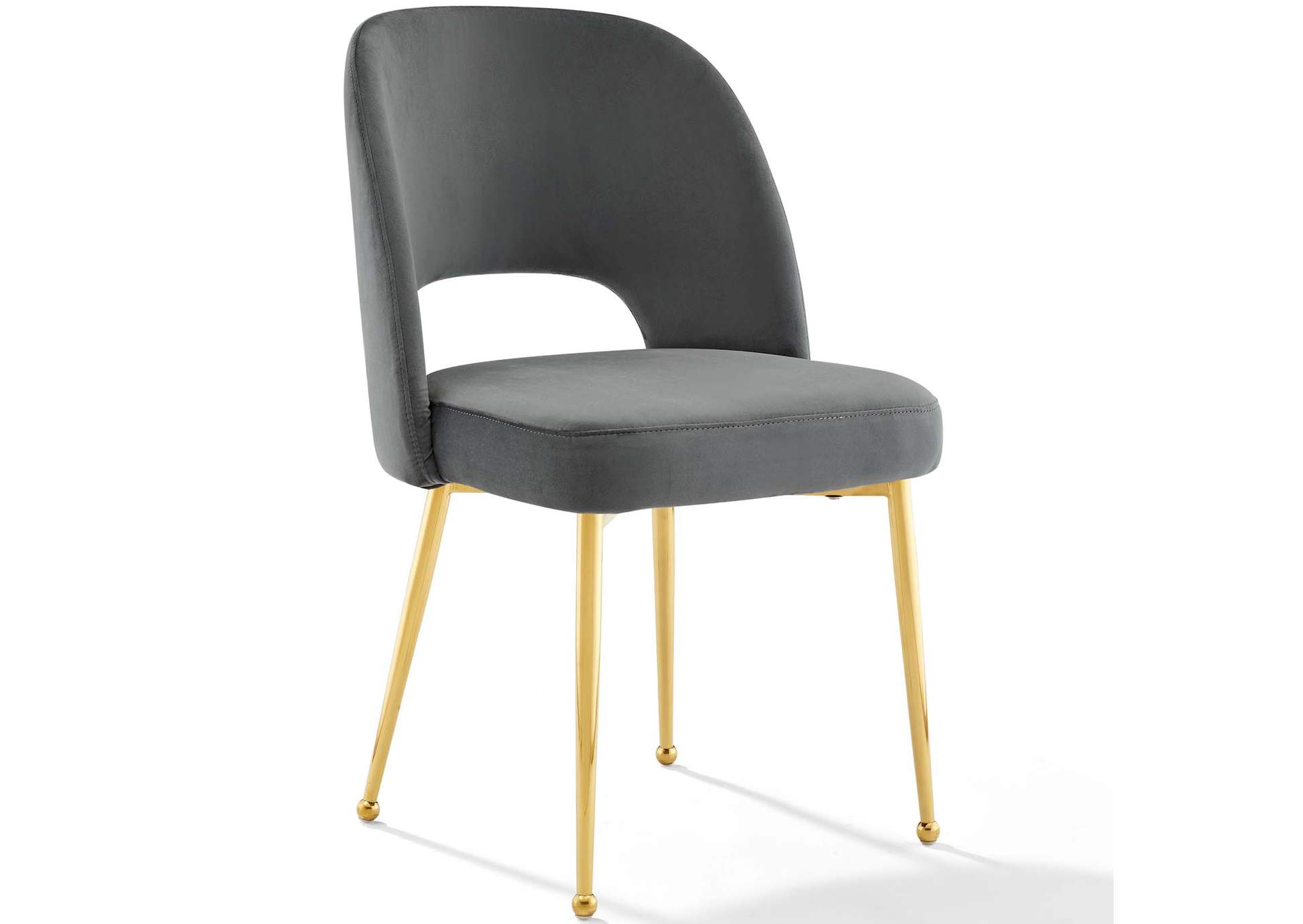 Charcoal Rouse Dining Room Side Chair,Modway