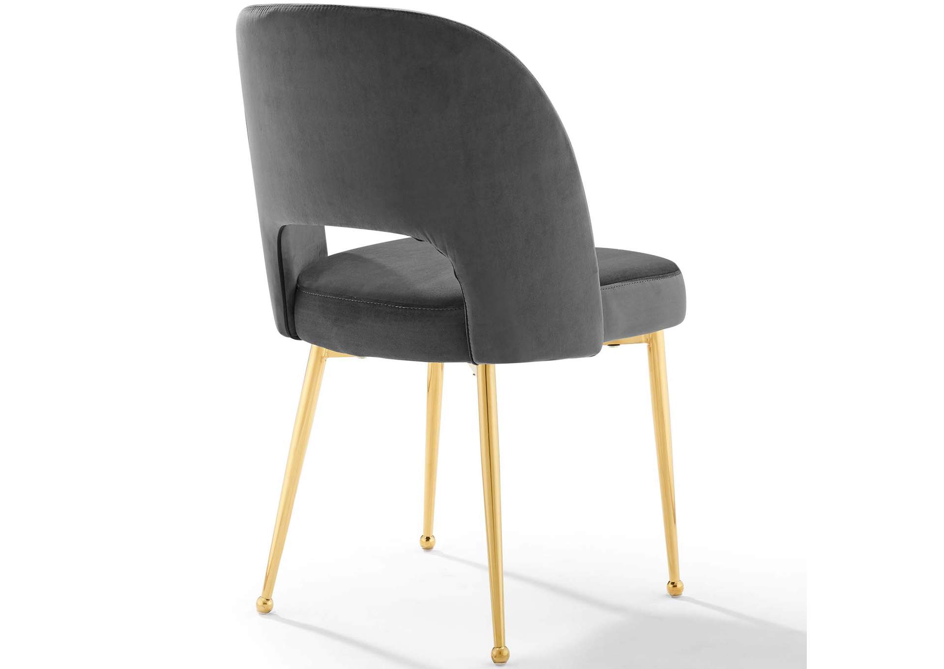 Charcoal Rouse Dining Room Side Chair,Modway