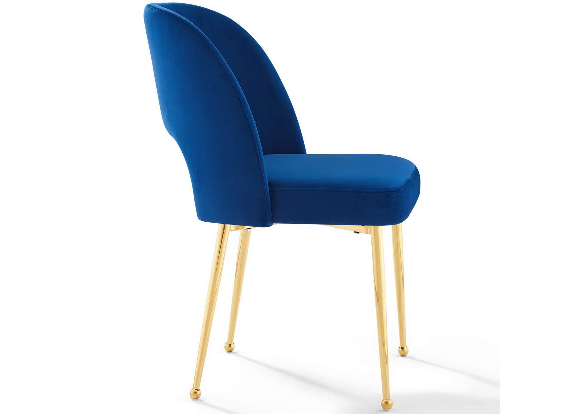 Navy Rouse Dining Room Side Chair,Modway