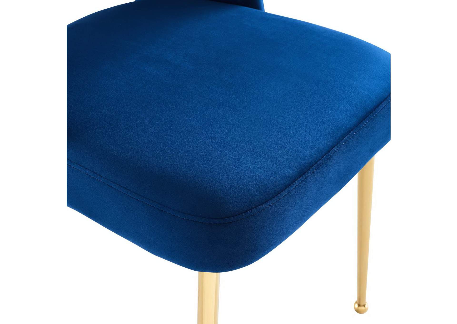 Navy Rouse Dining Room Side Chair,Modway
