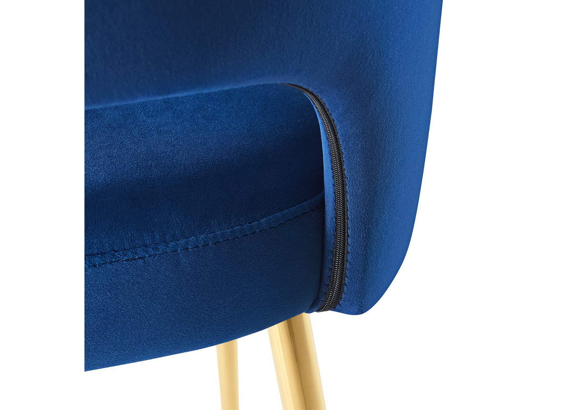 Navy Rouse Dining Room Side Chair,Modway