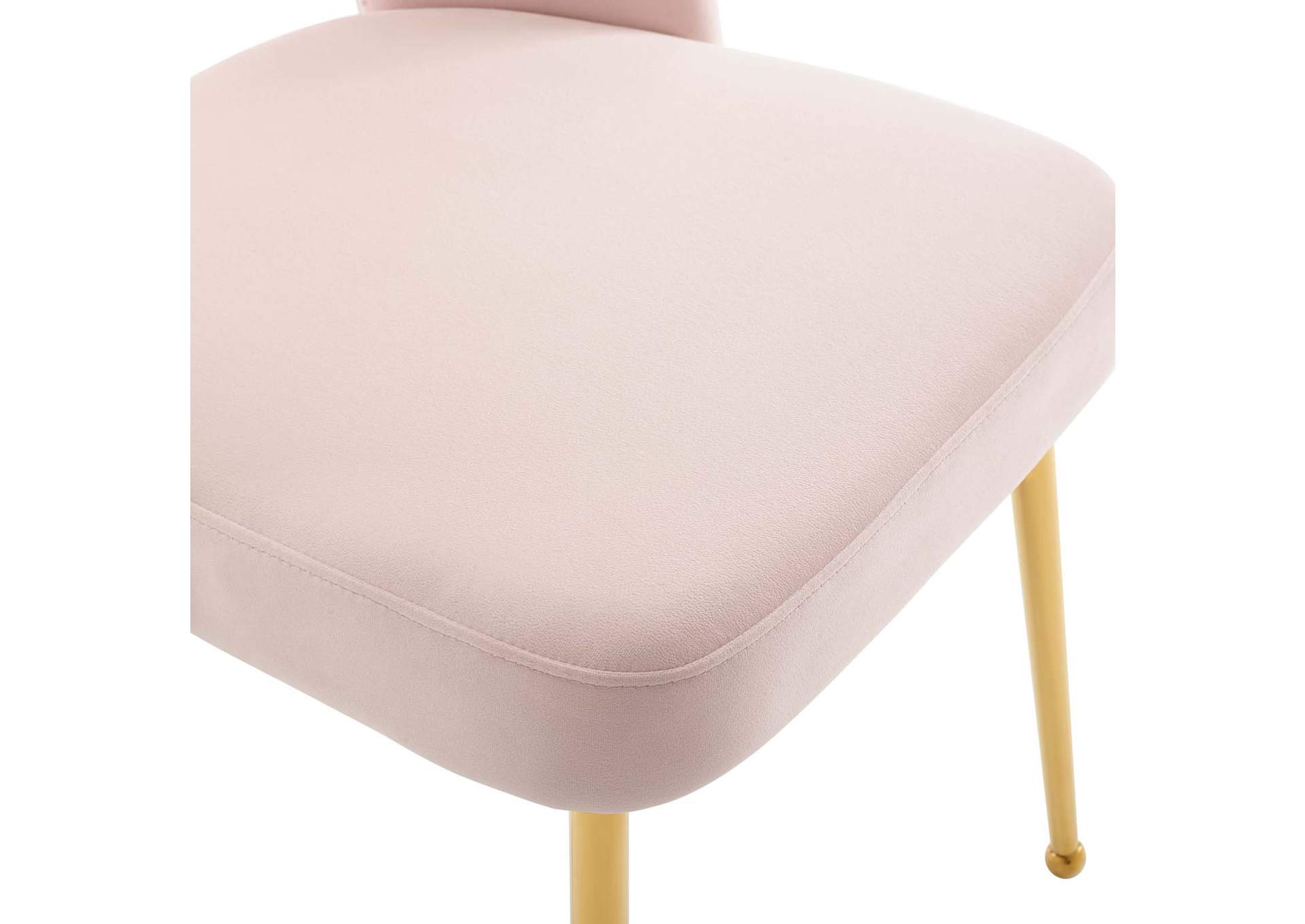 Pink Rouse Dining Room Side Chair,Modway