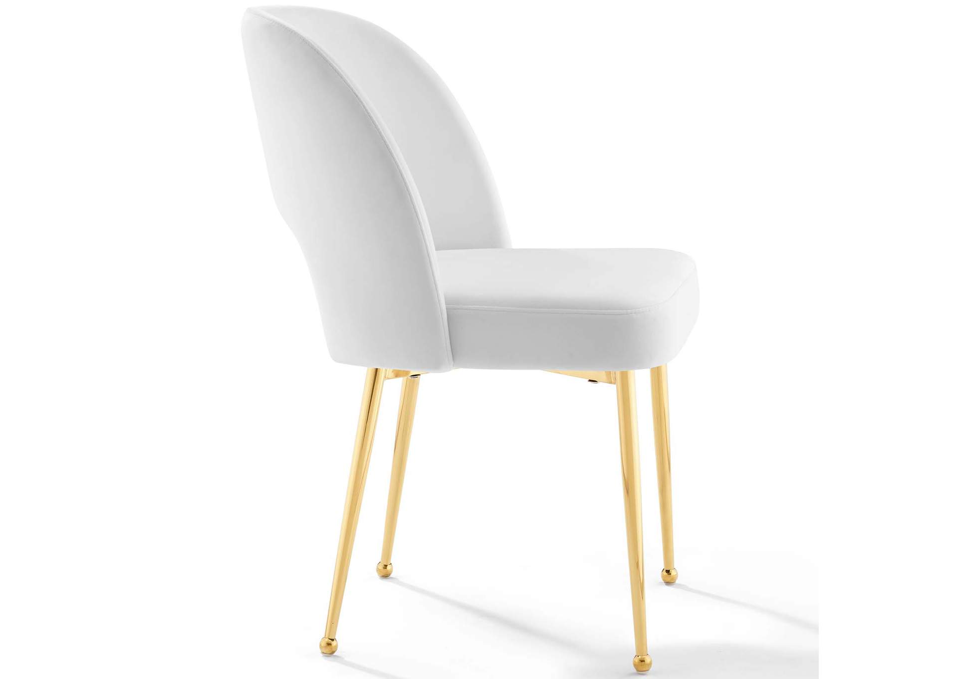 White Rouse Dining Room Side Chair,Modway