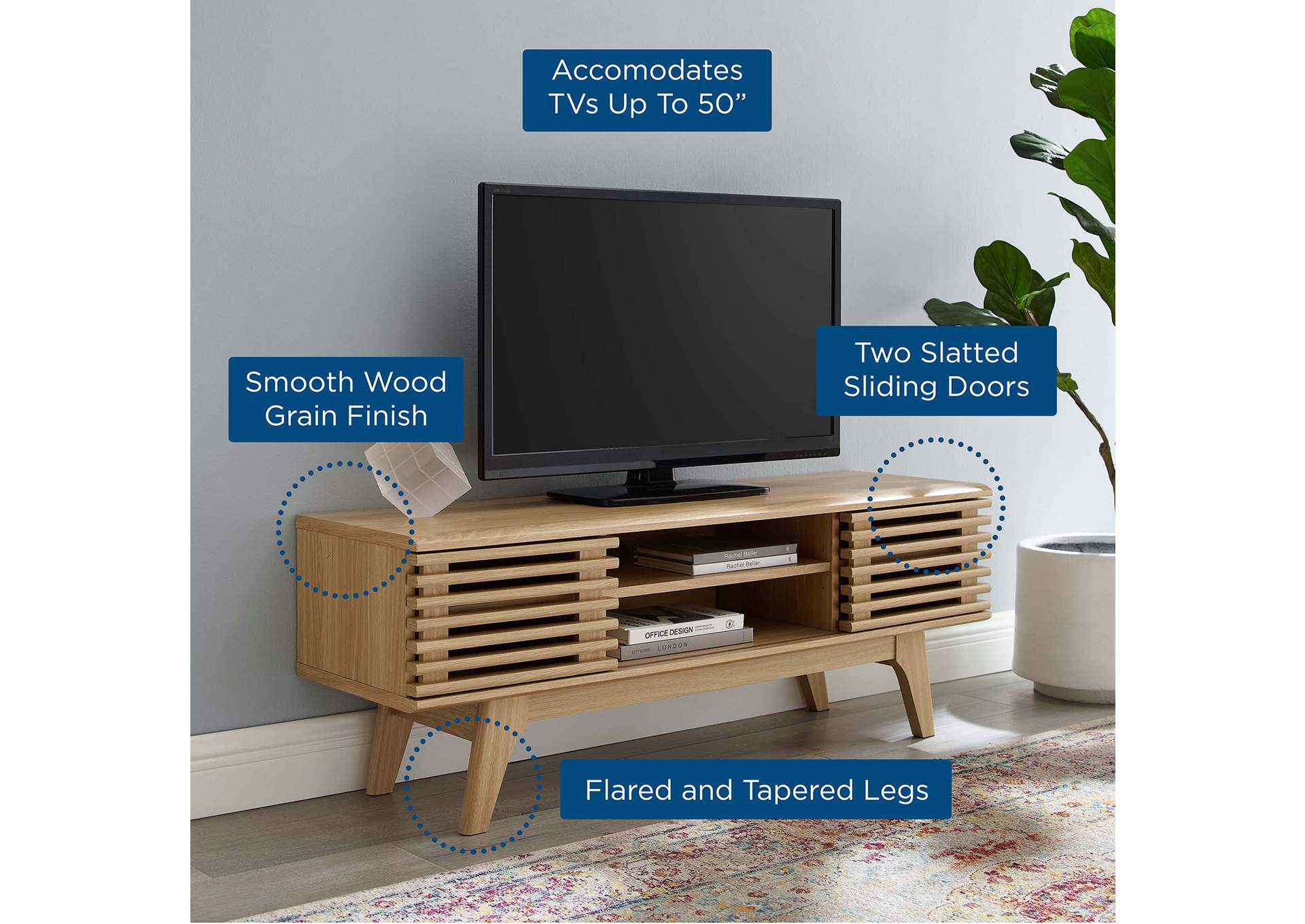 Render 46" Media Console TV Stand,Modway