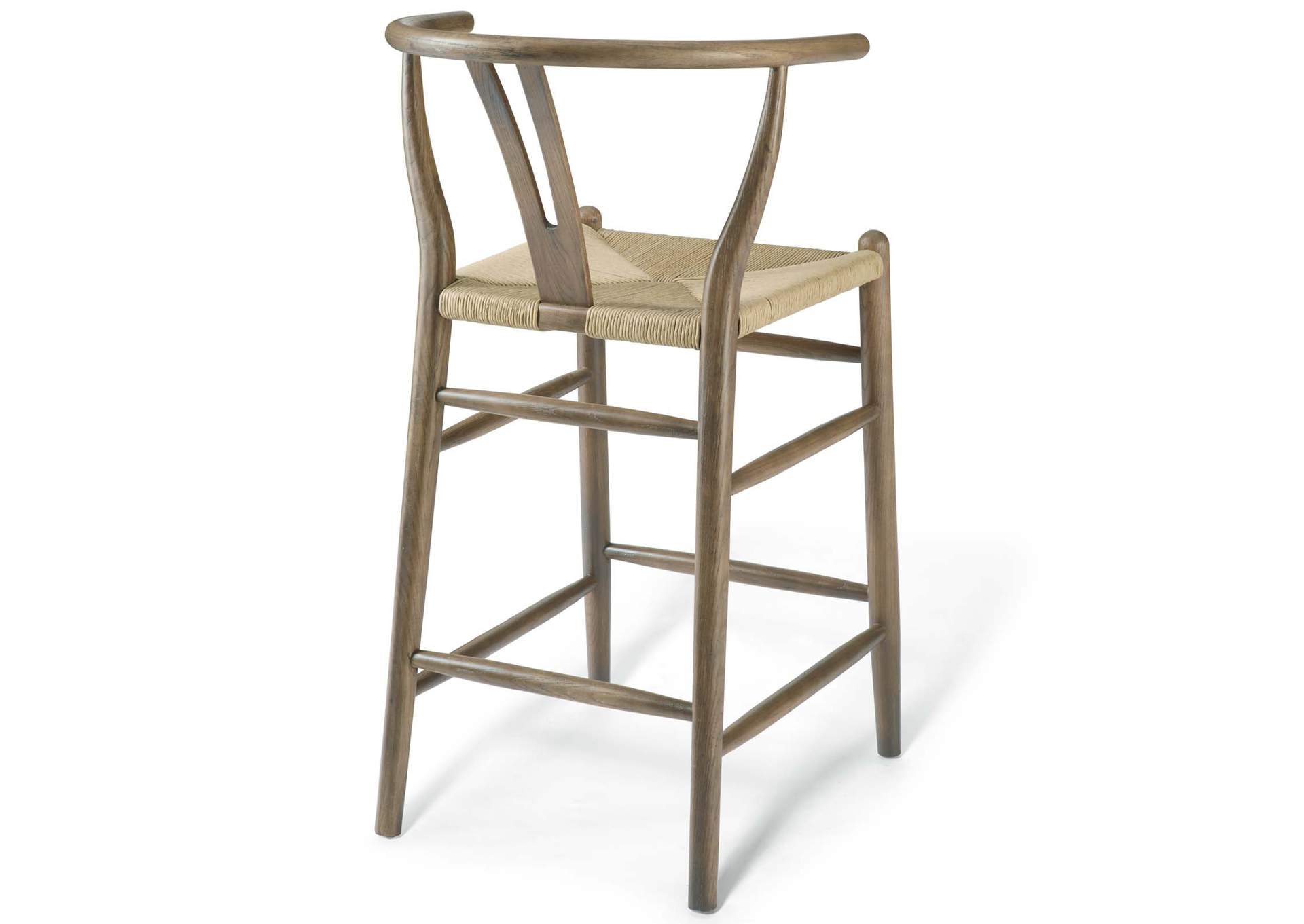 Gray Amish Wood Counter Stool,Modway