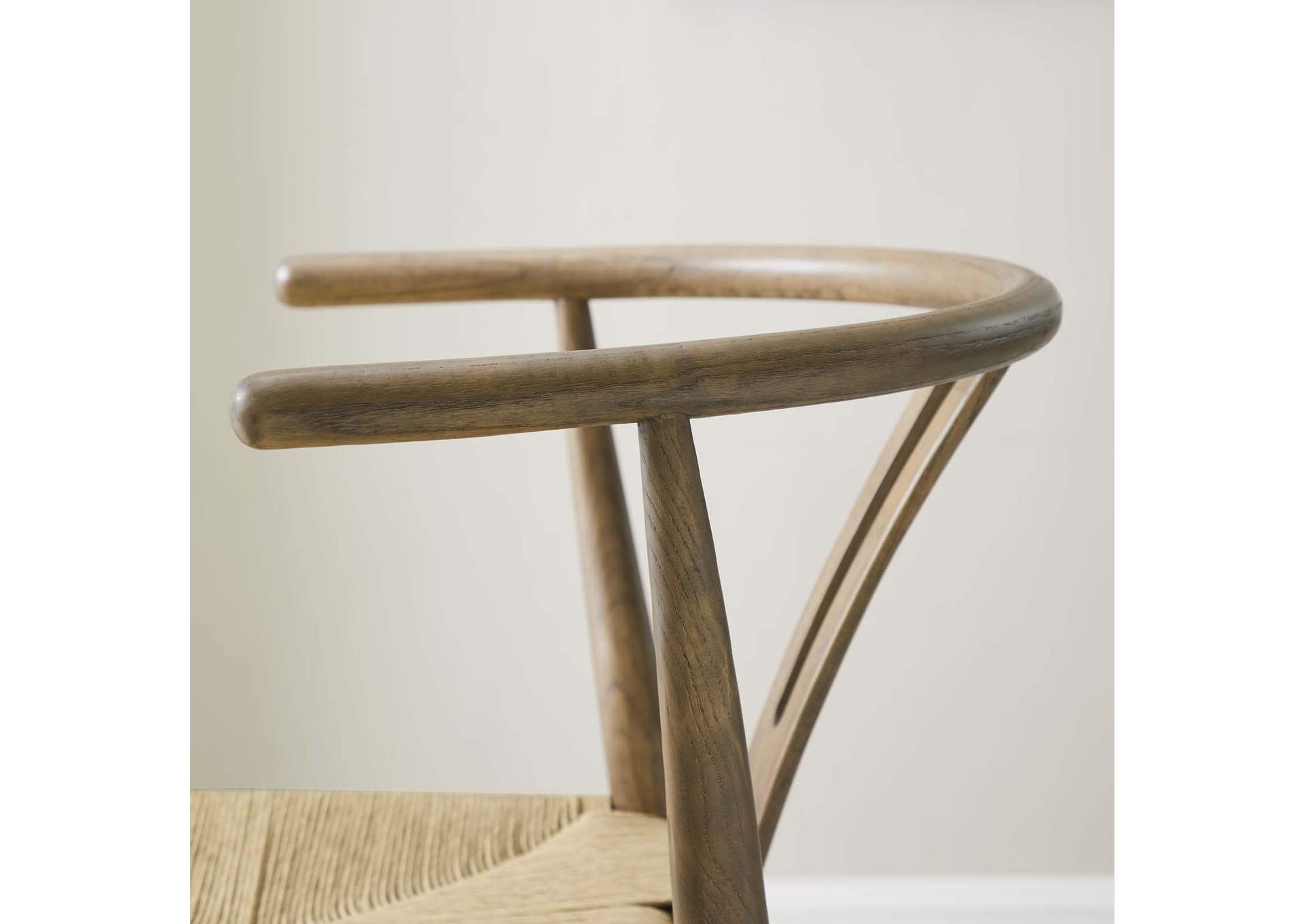 Gray Amish Wood Counter Stool,Modway