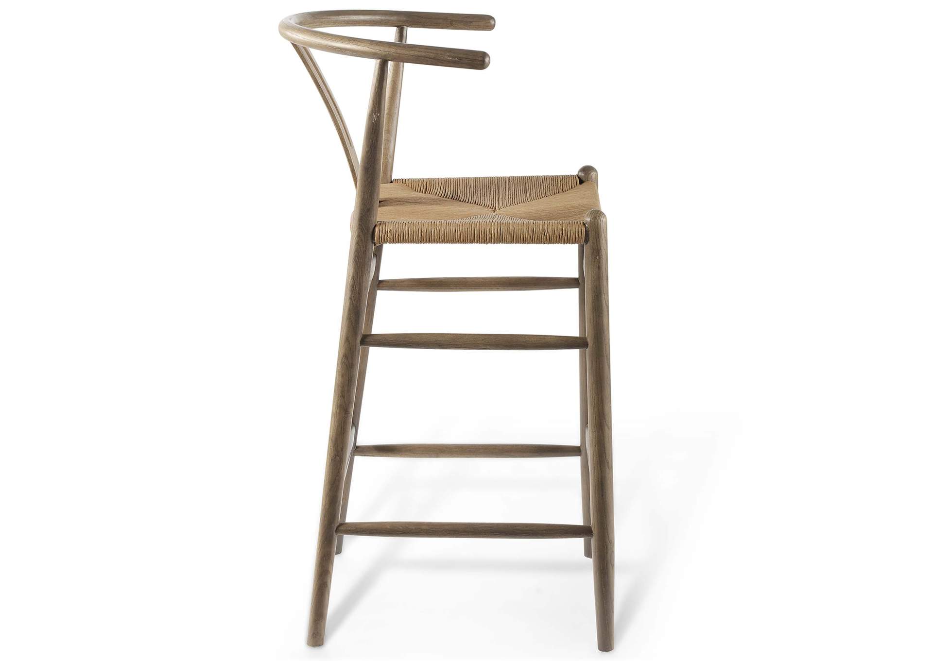 Gray Amish Wood Bar Stool,Modway
