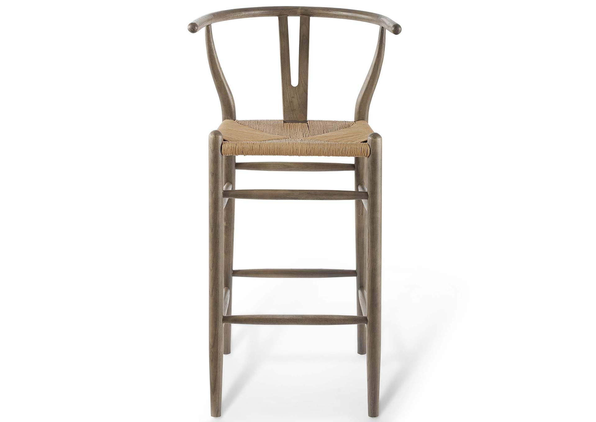 Gray Amish Wood Bar Stool,Modway