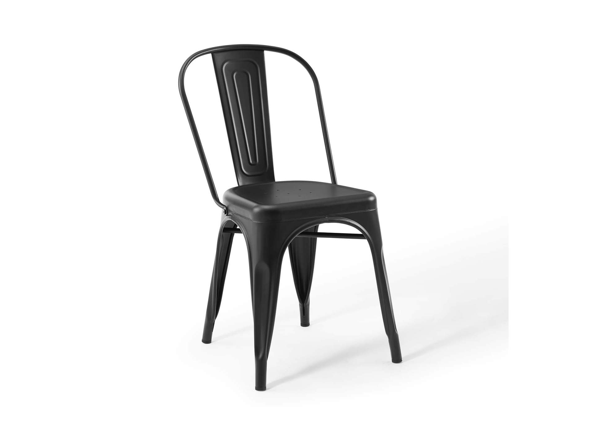 Black Promenade Bistro Dining Side Chair [Set of 2],Modway