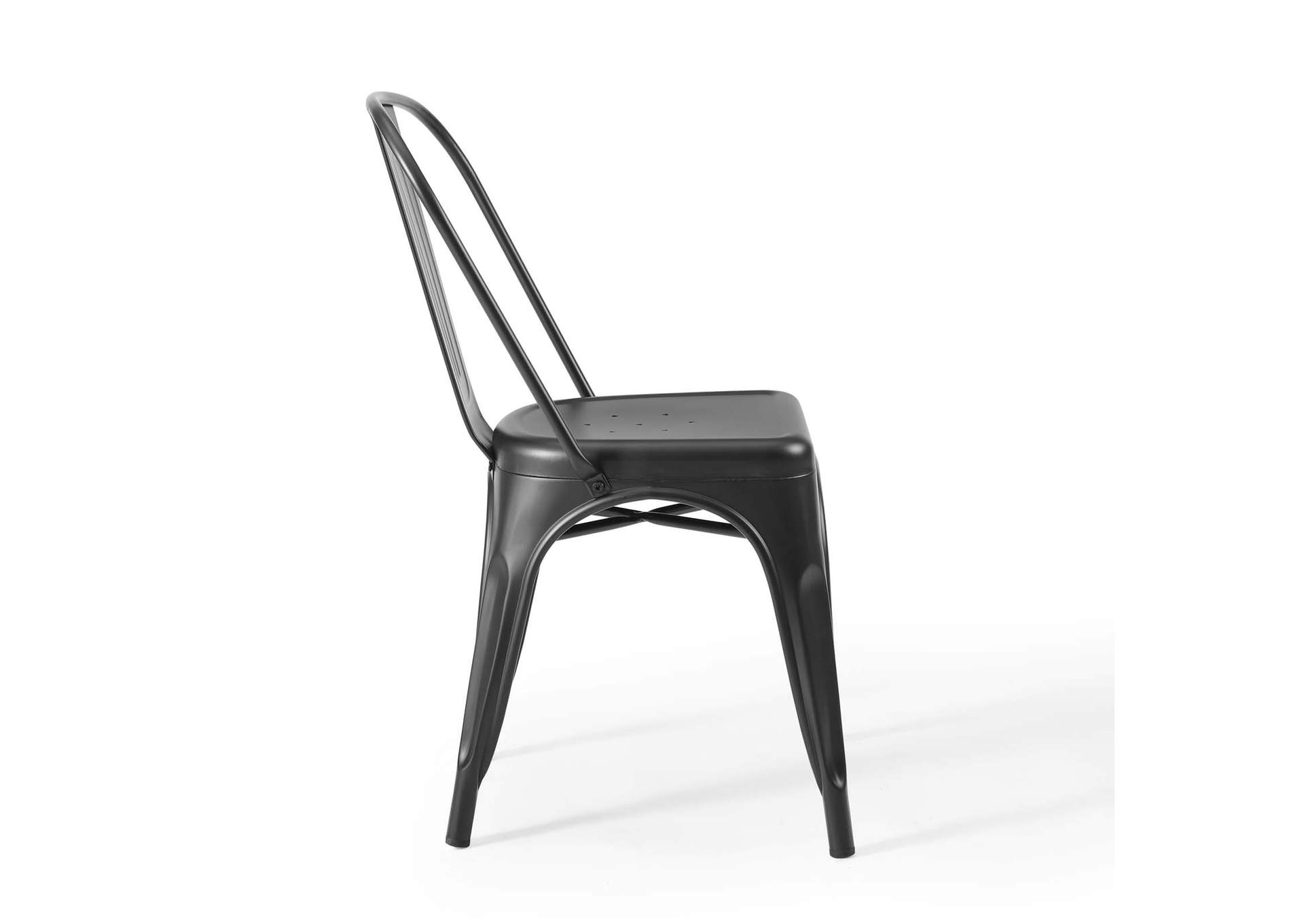 Black Promenade Bistro Dining Side Chair [Set of 2],Modway