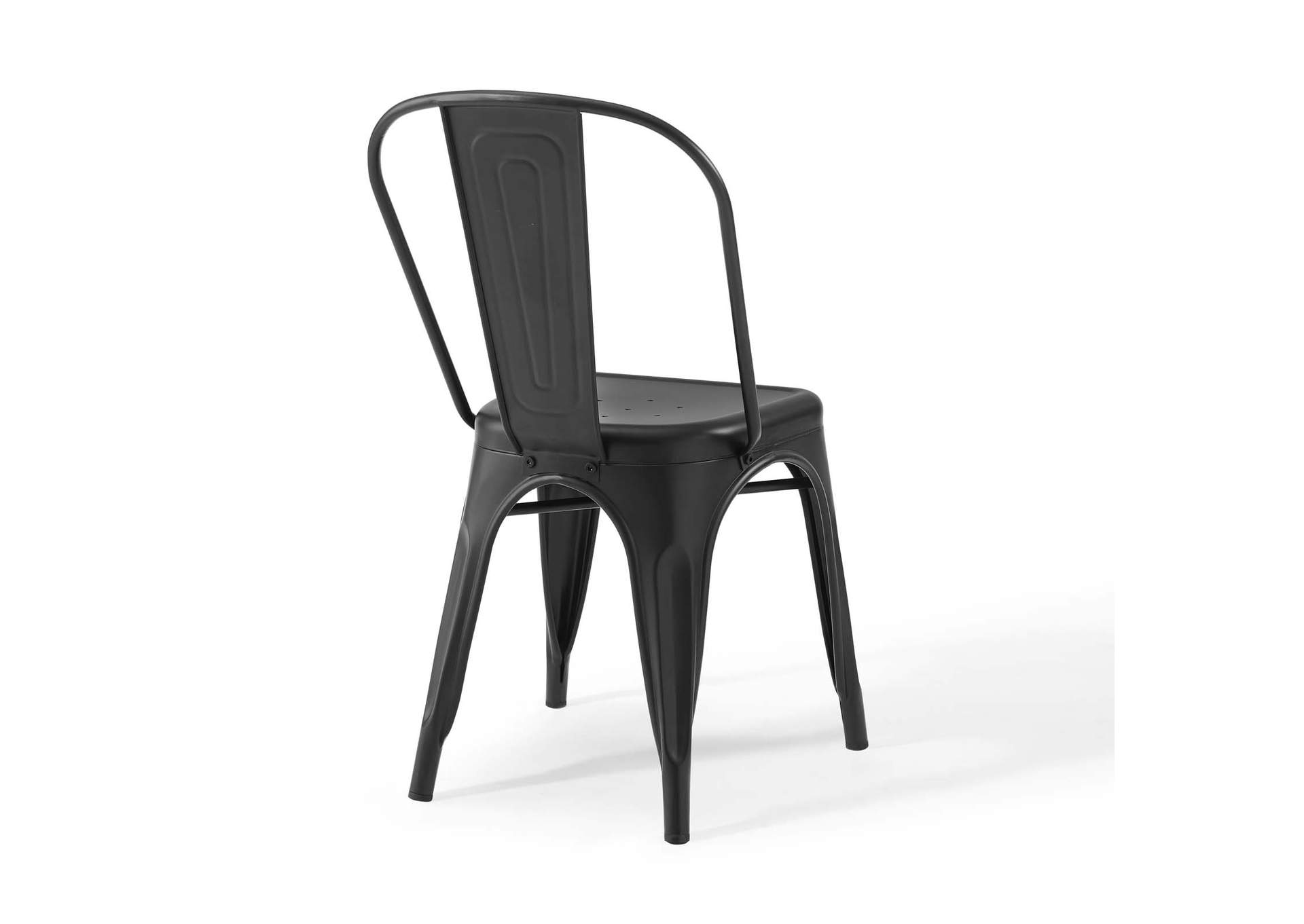 Black Promenade Bistro Dining Side Chair [Set of 2],Modway