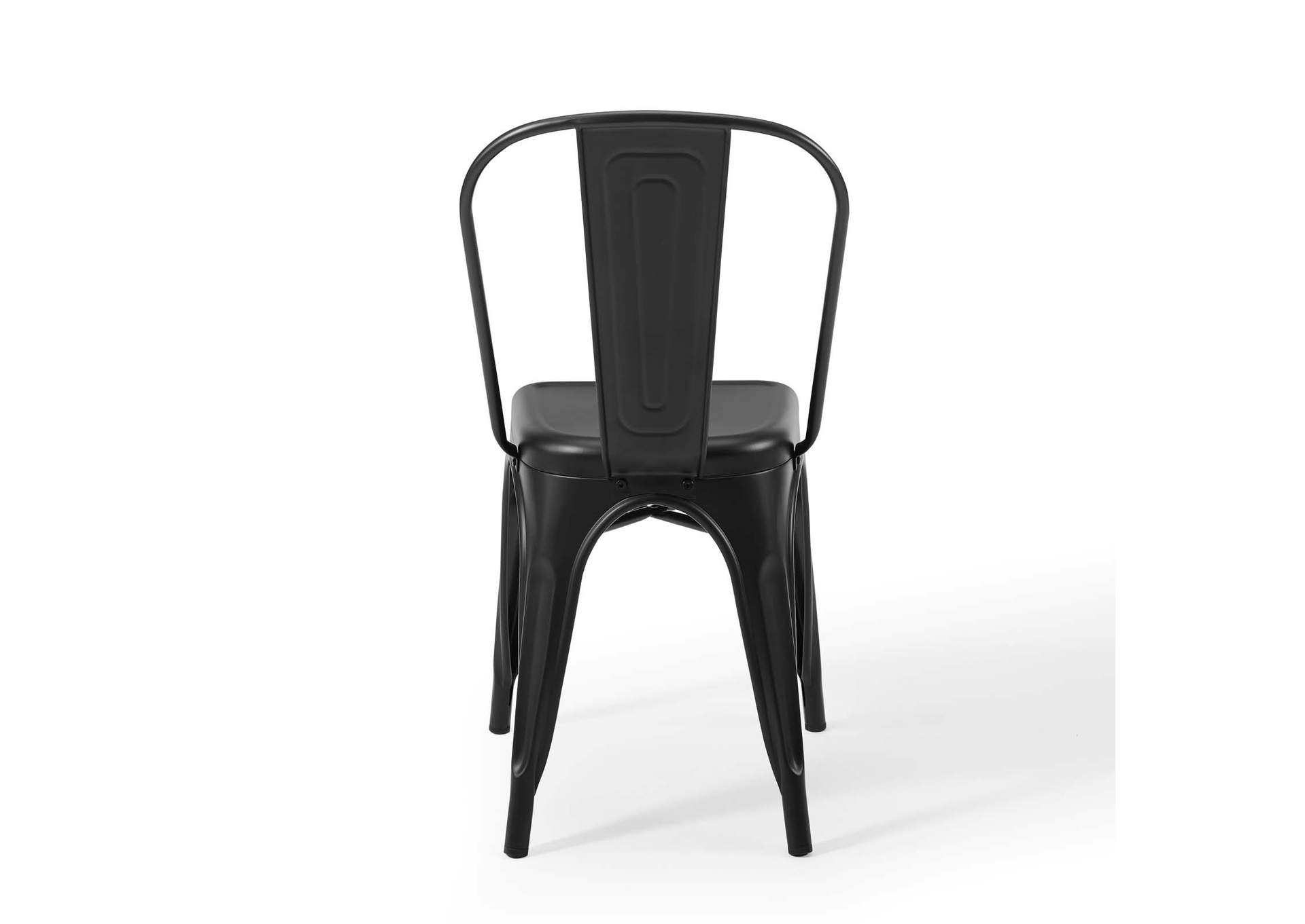 Black Promenade Bistro Dining Side Chair [Set of 2],Modway