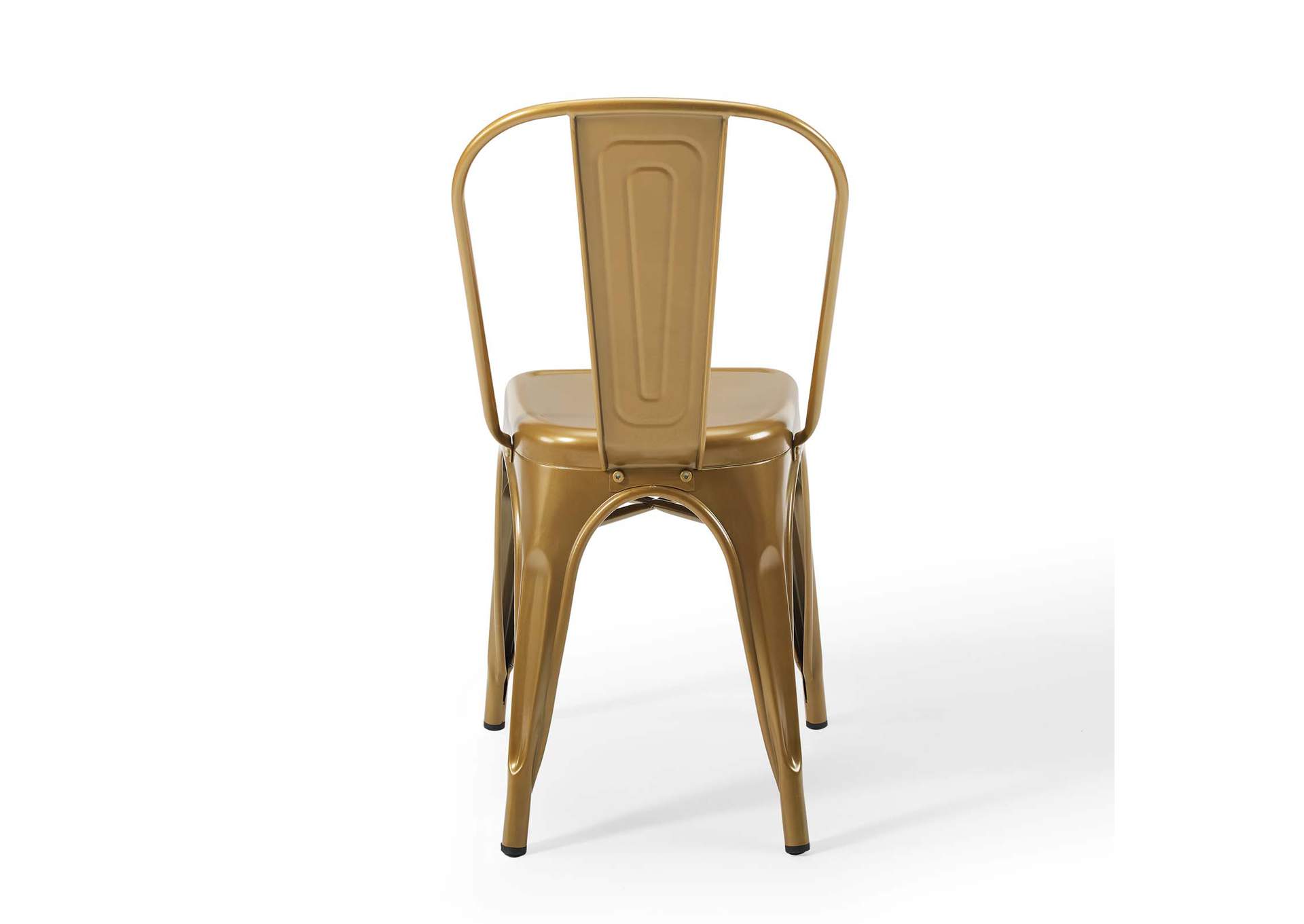 Gold Promenade Bistro Dining Side Chair [Set of 2],Modway