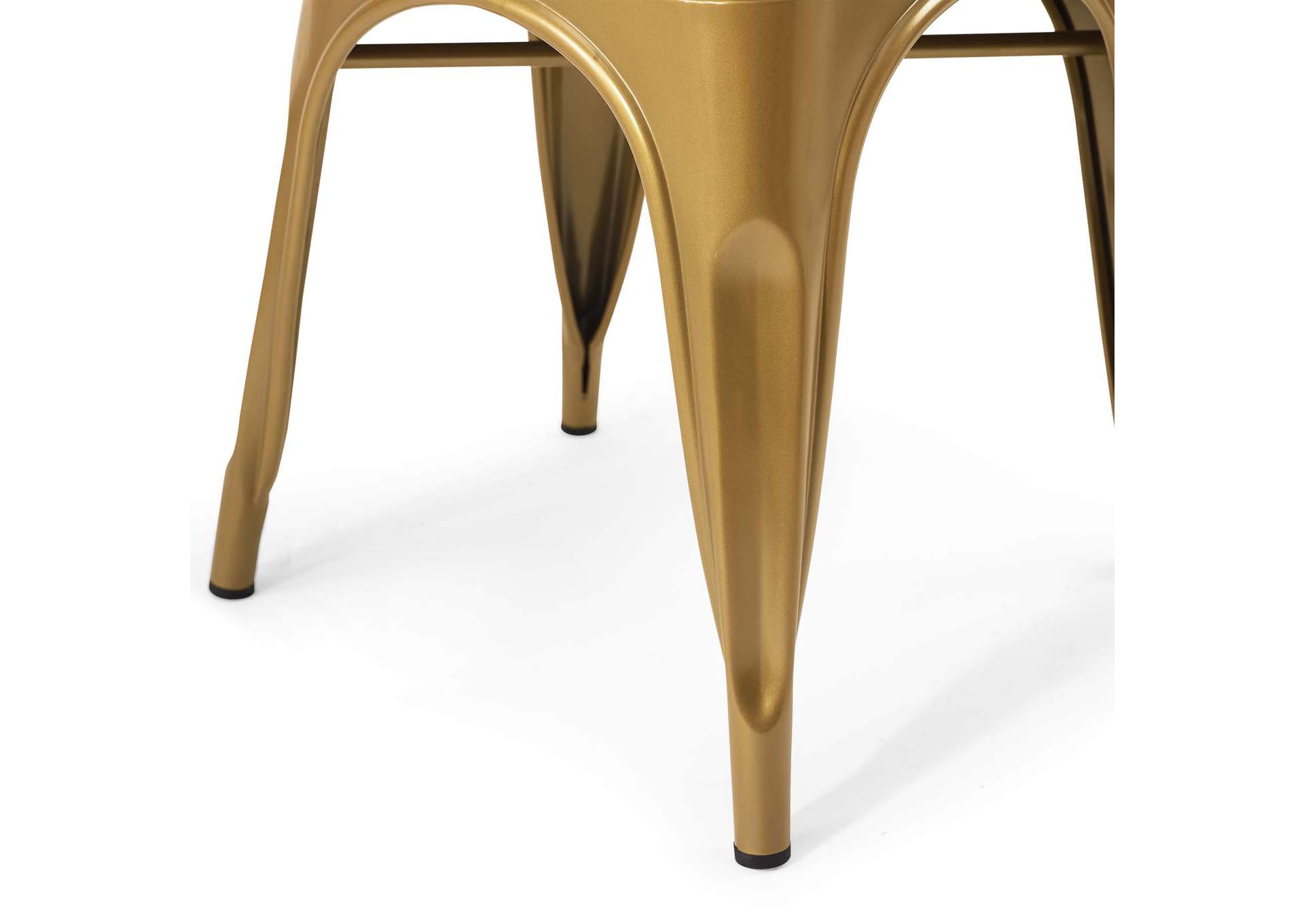 Gold Promenade Bistro Dining Side Chair [Set of 2],Modway