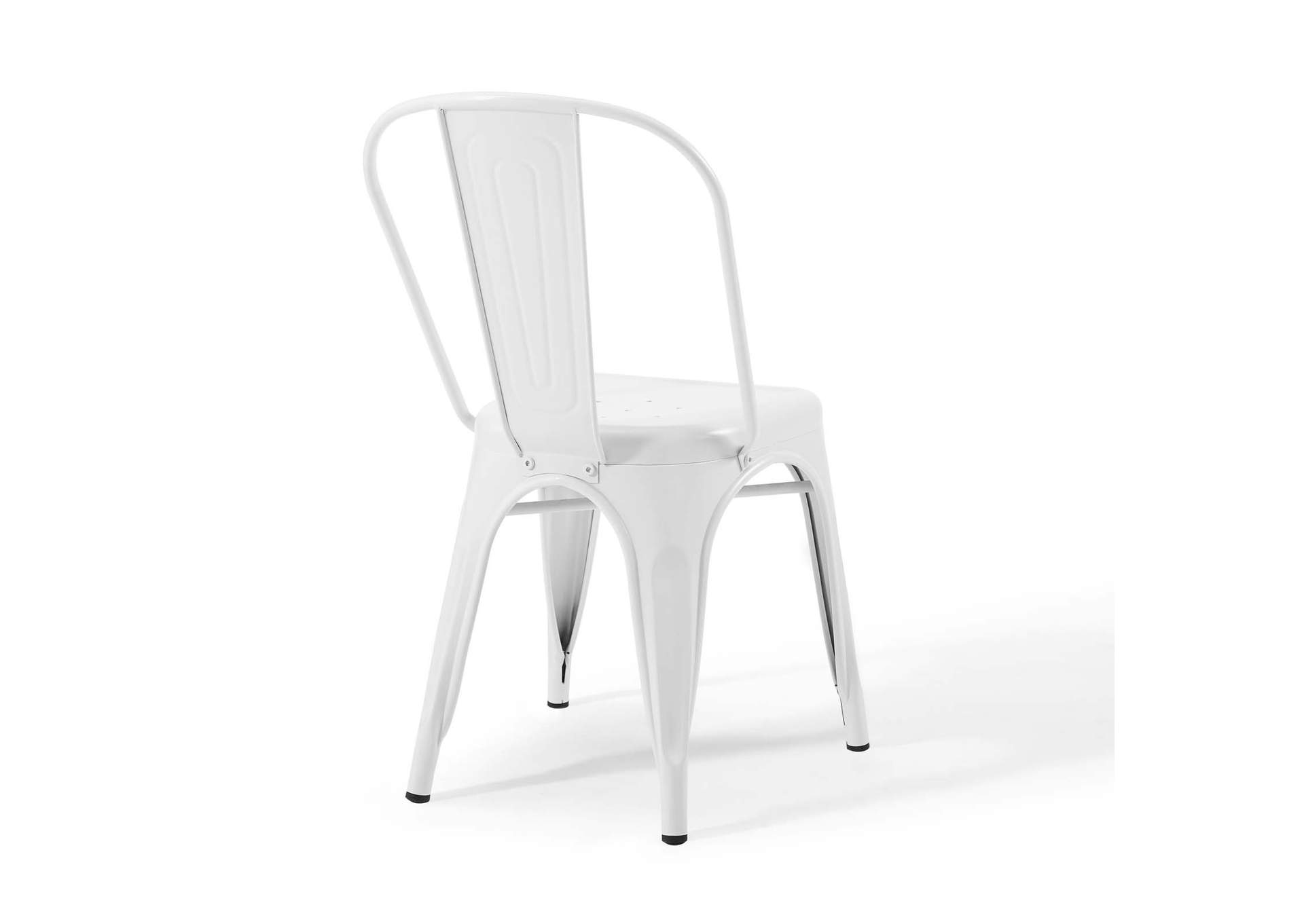 White Promenade Bistro Dining Side Chair [Set of 2],Modway