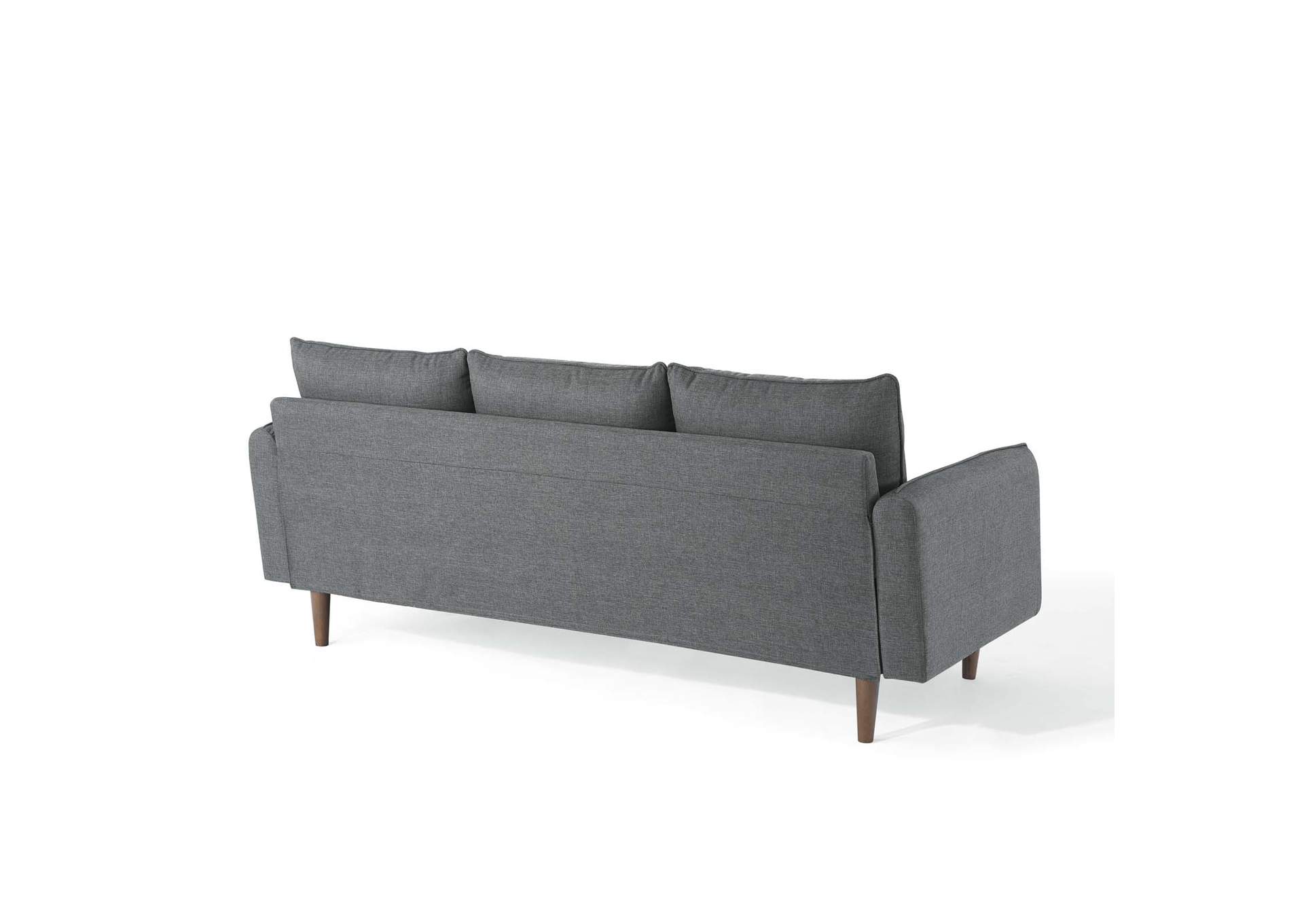 Gray Revive Upholstered Right or Left Sectional Sofa,Modway