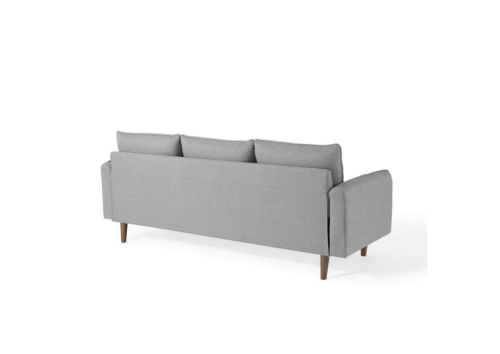 Light Gray Revive Upholstered Right or Left Sectional Sofa,Modway