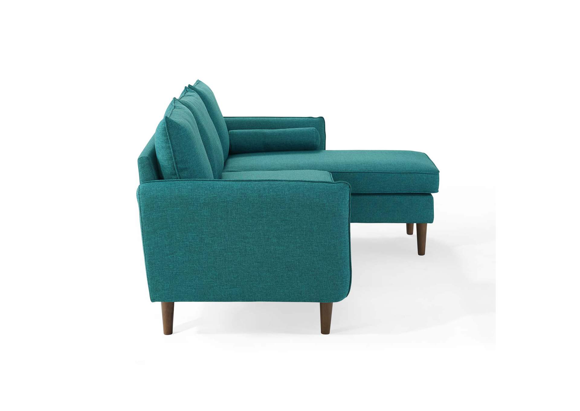 Teal Revive Upholstered Right or Left Sectional Sofa,Modway