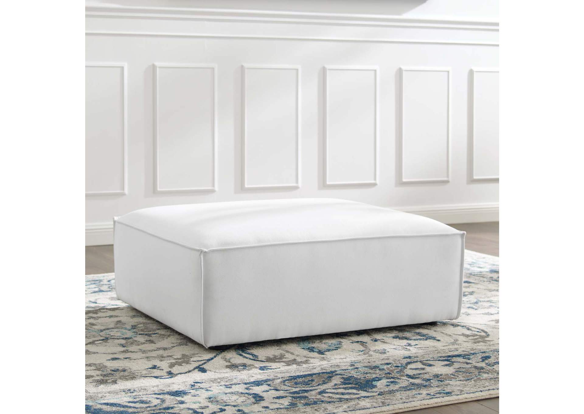White Restore Ottoman,Modway