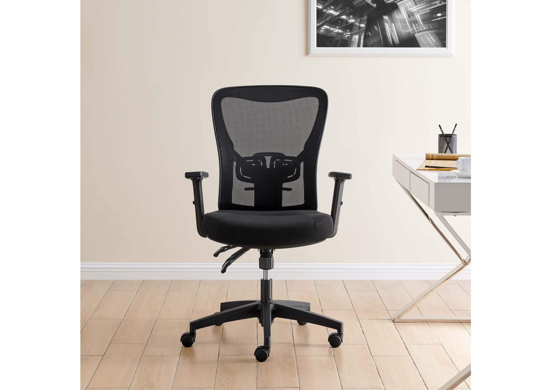 Black Define Mesh Office Chair,Modway