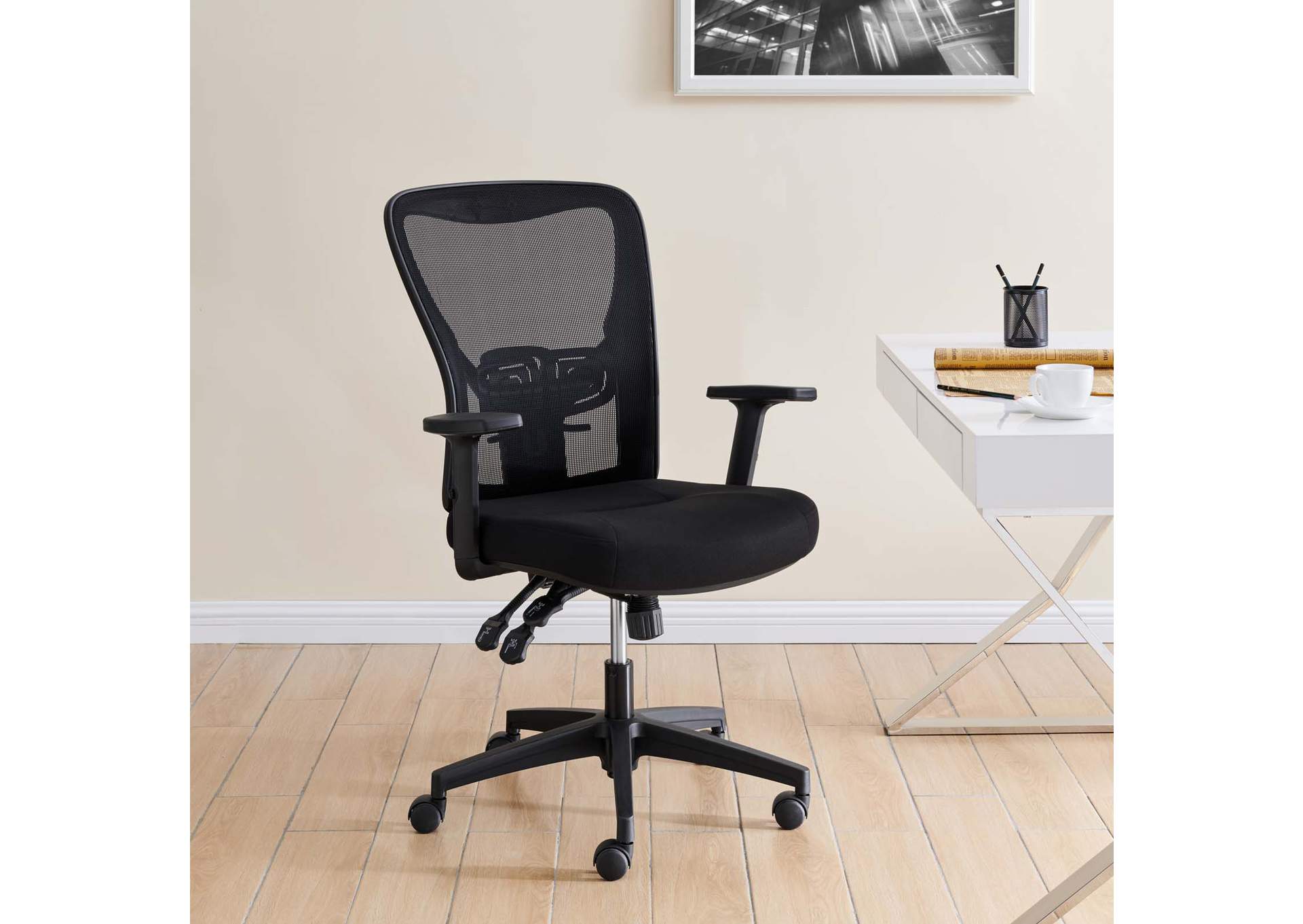 Black Define Mesh Office Chair,Modway