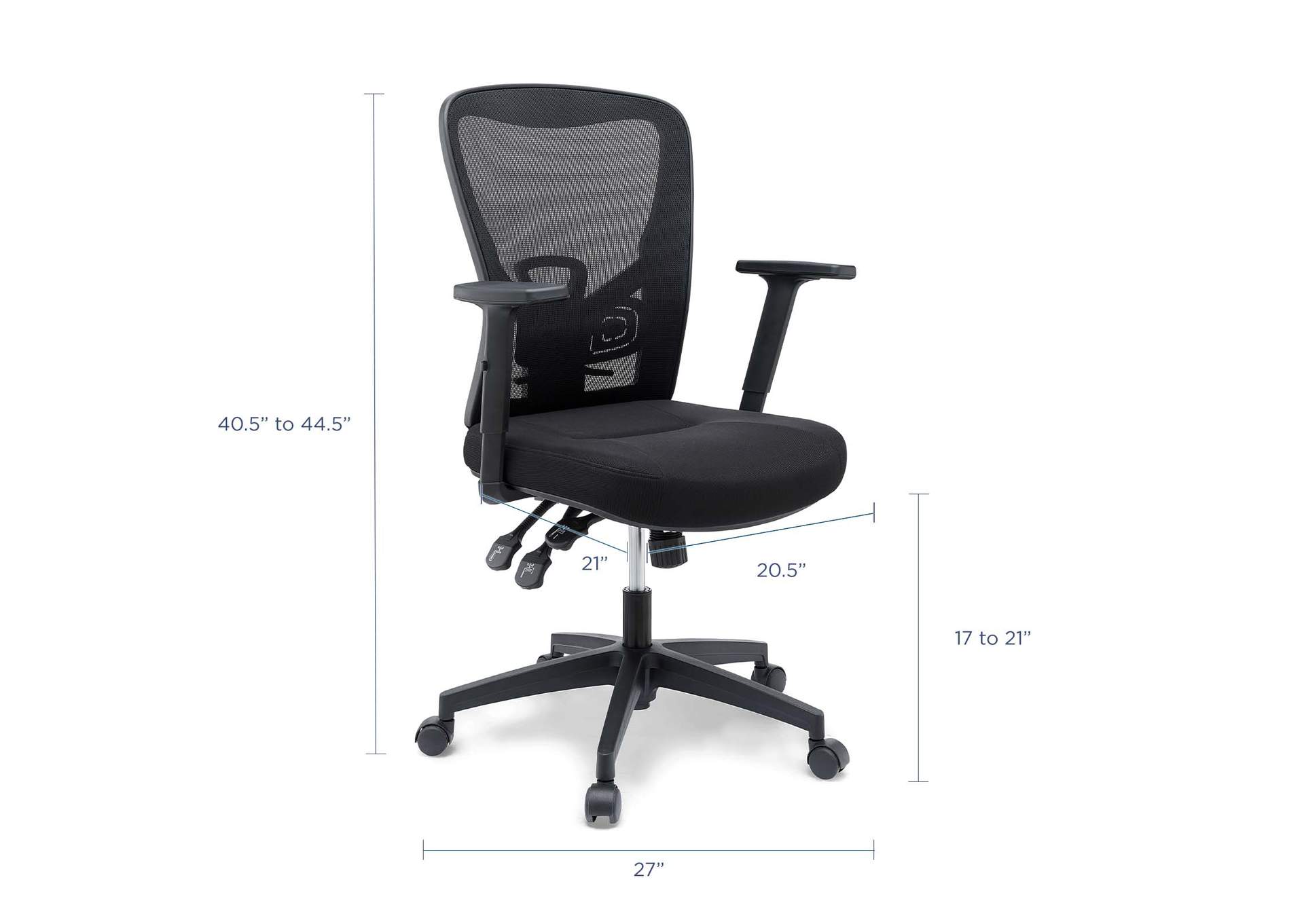 Black Define Mesh Office Chair,Modway