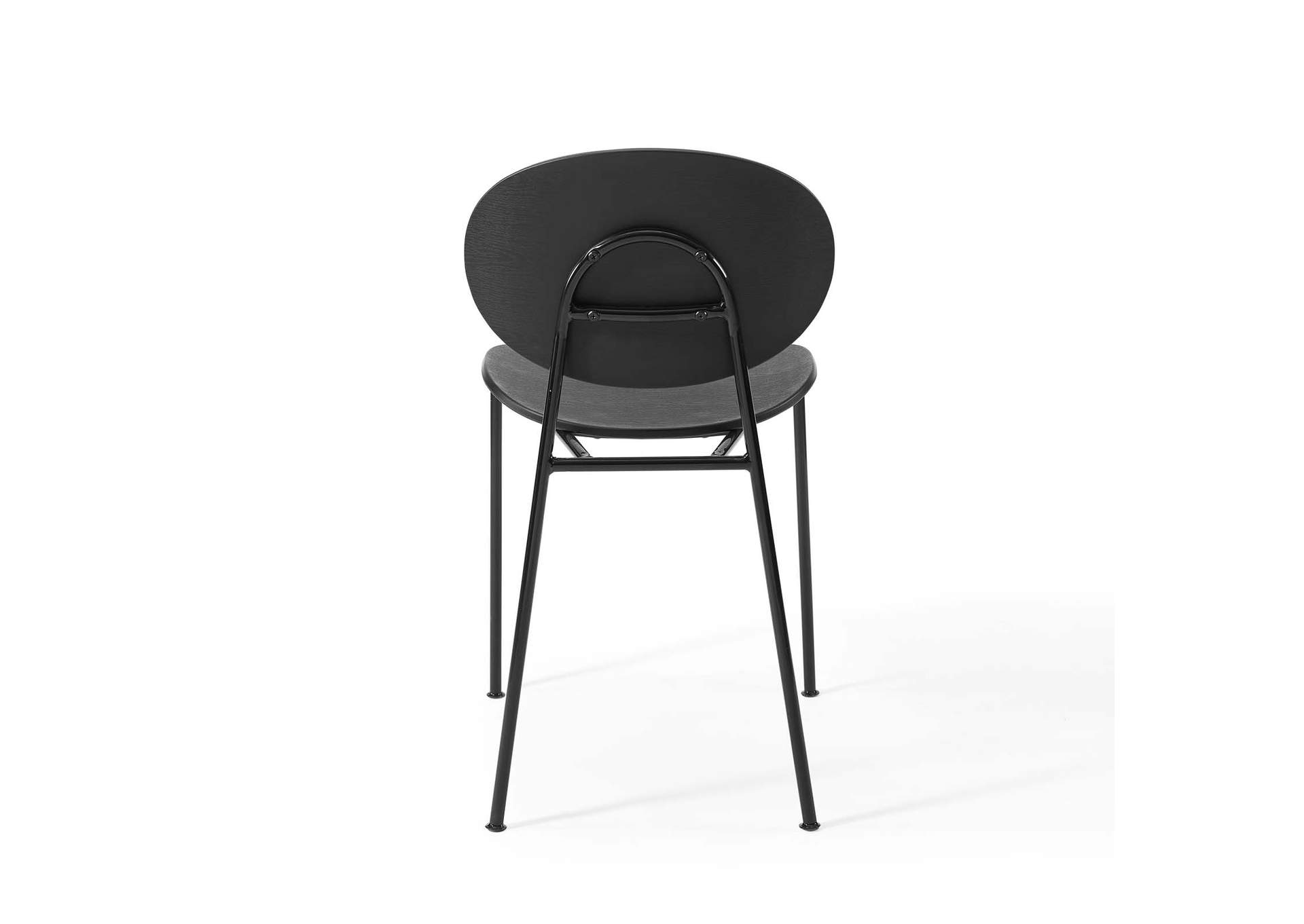 Black Palette Dining Side Chair [Set of 2],Modway