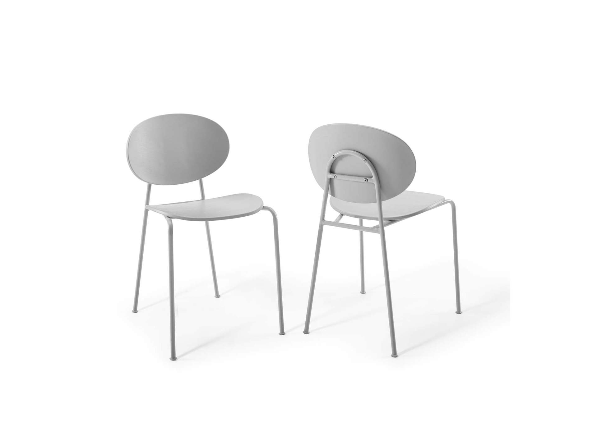 Gray Palette Dining Side Chair [Set of 2],Modway