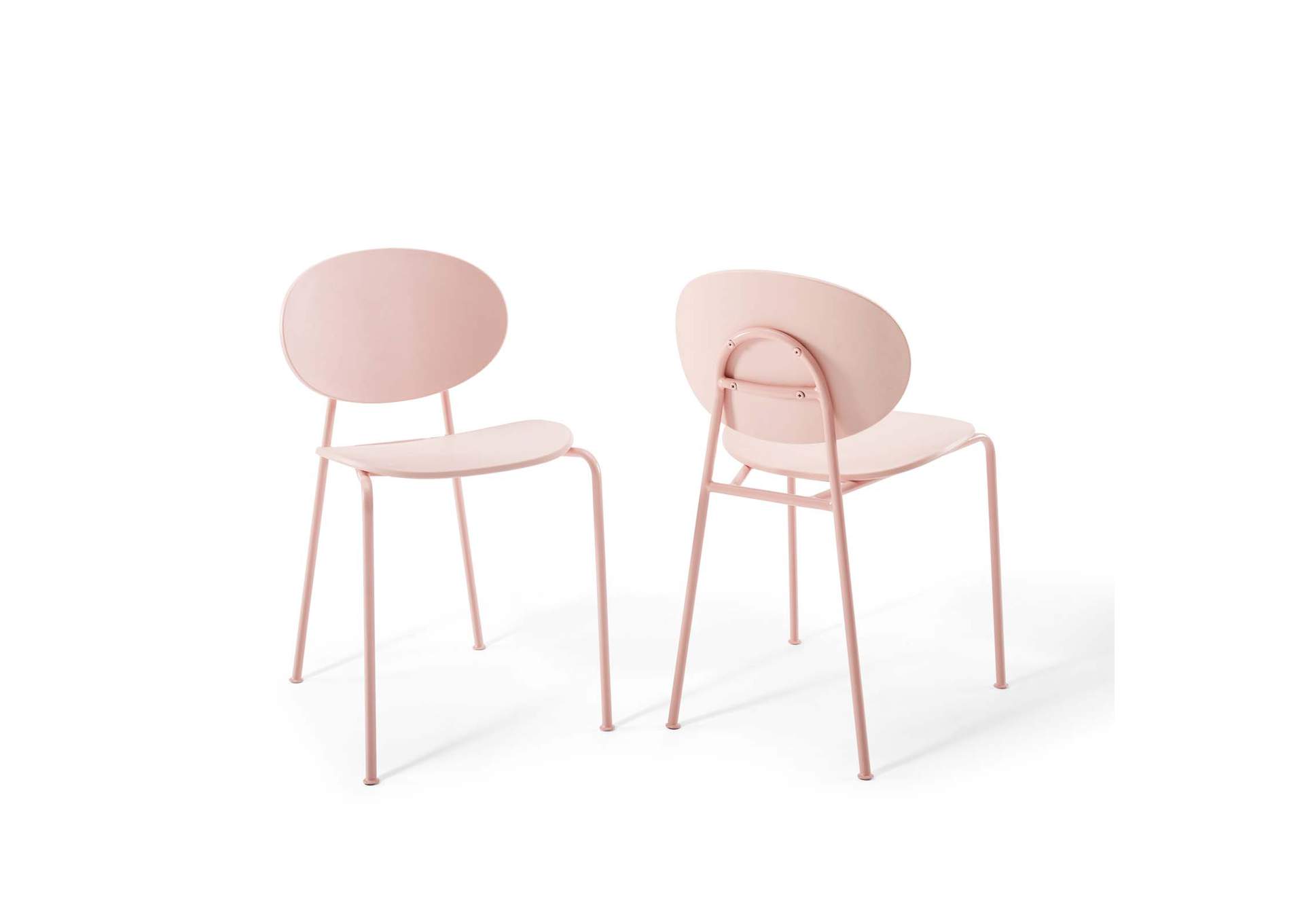 Pink Palette Dining Side Chair [Set of 2],Modway