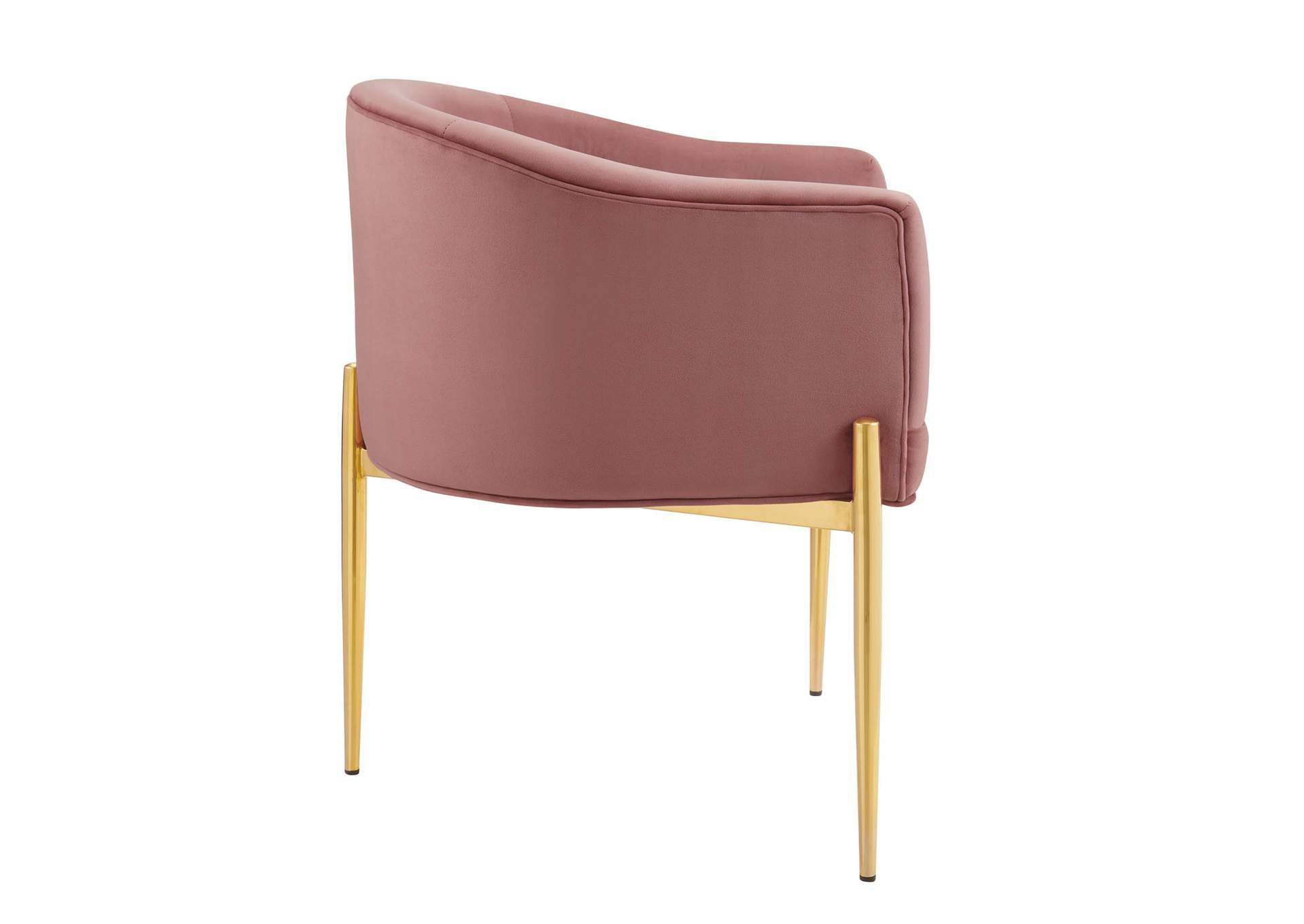Dusty Rose Savour Tufted Performance Velvet Accent Chair,Modway