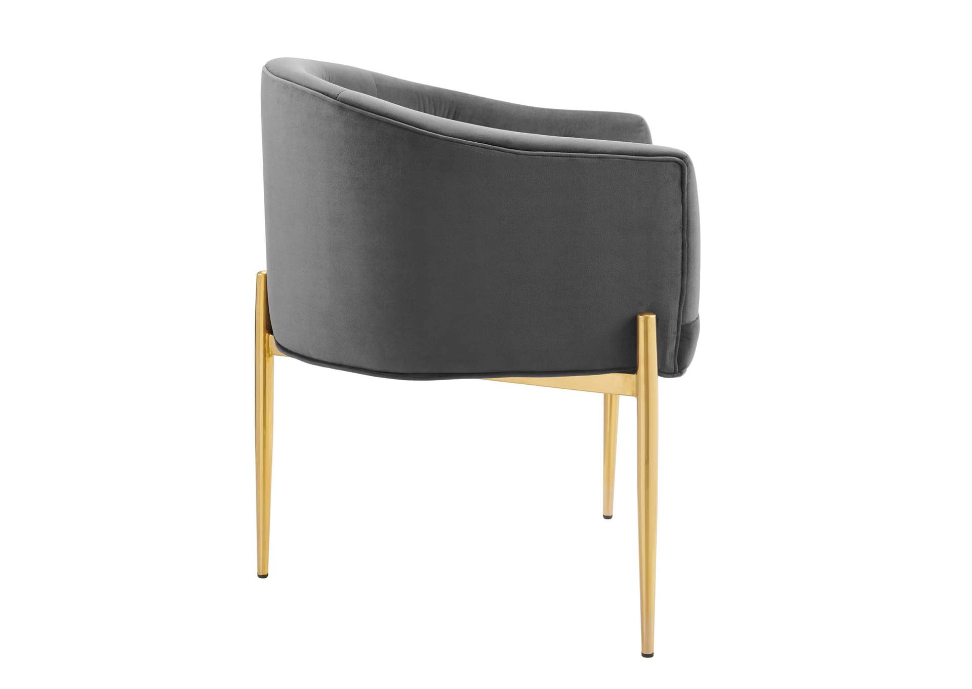 Gray Savour Tufted Performance Velvet Accent Chair,Modway