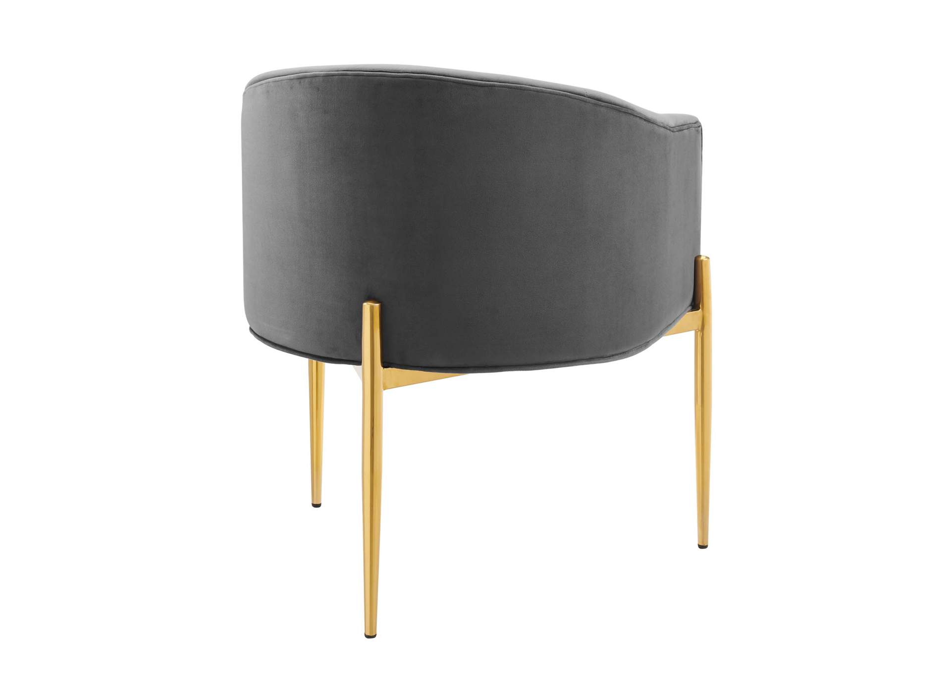 Gray Savour Tufted Performance Velvet Accent Chair,Modway