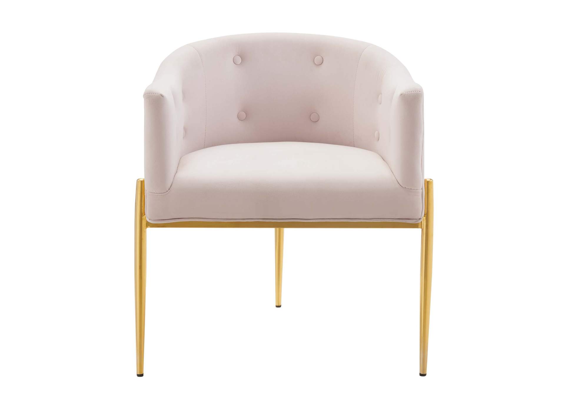 Pink Savour Tufted Performance Velvet Accent Chair,Modway