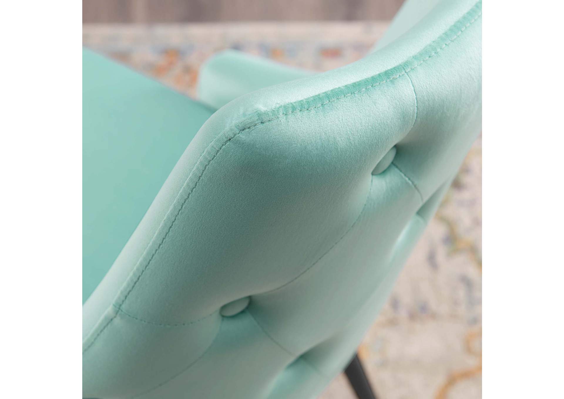 Mint Adorn Tufted Performance Velvet Dining Side Chair,Modway