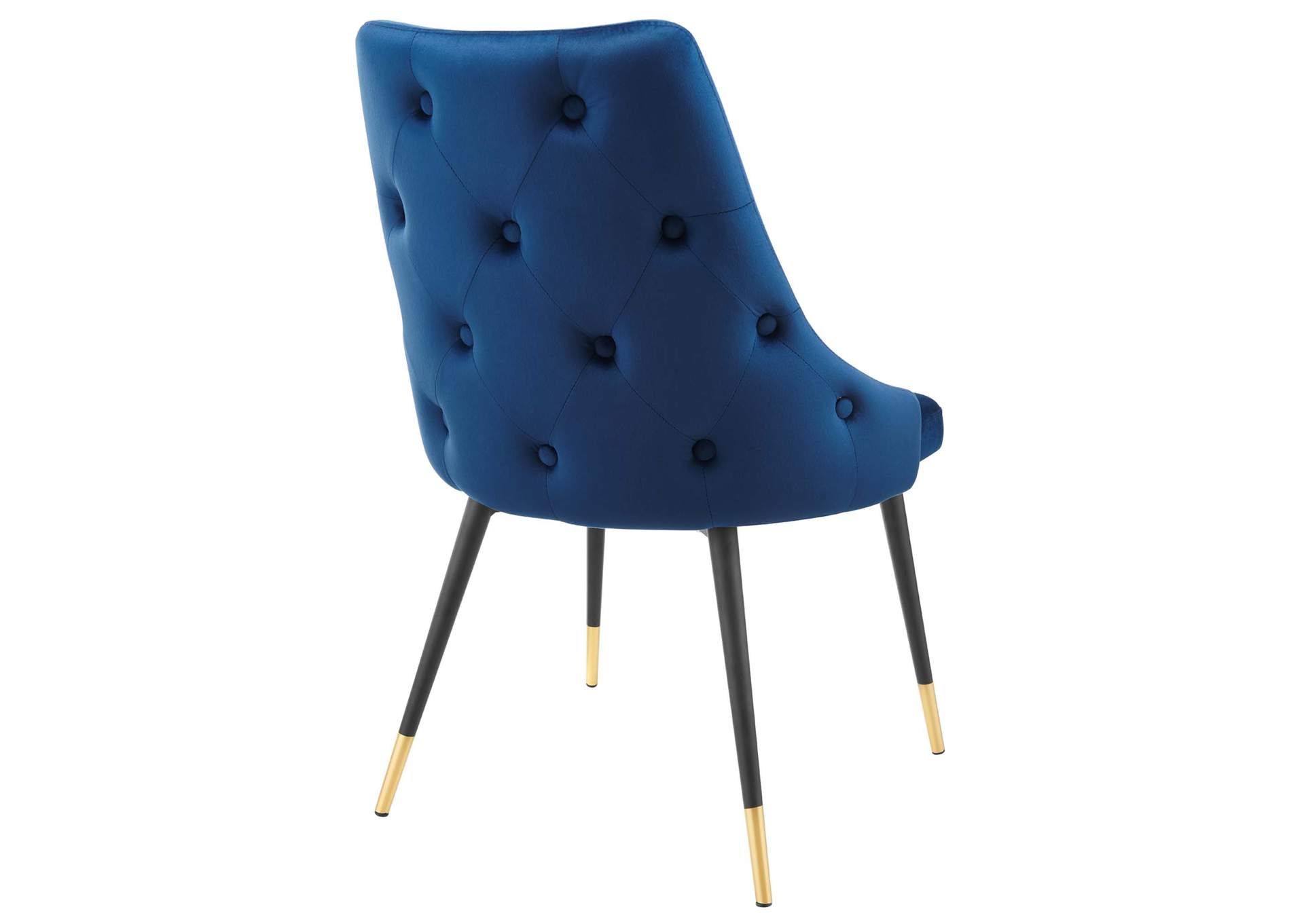 Navy Adorn Tufted Performance Velvet Dining Side Chair,Modway