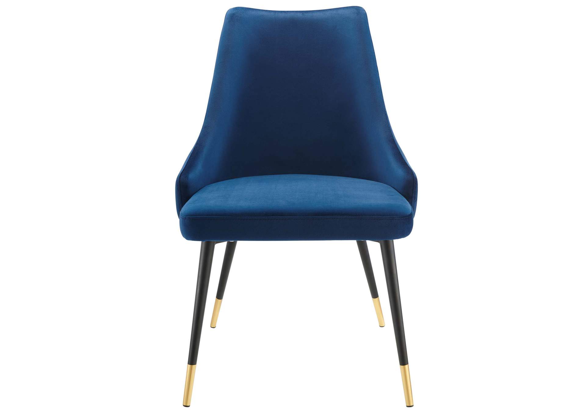 Navy Adorn Tufted Performance Velvet Dining Side Chair,Modway